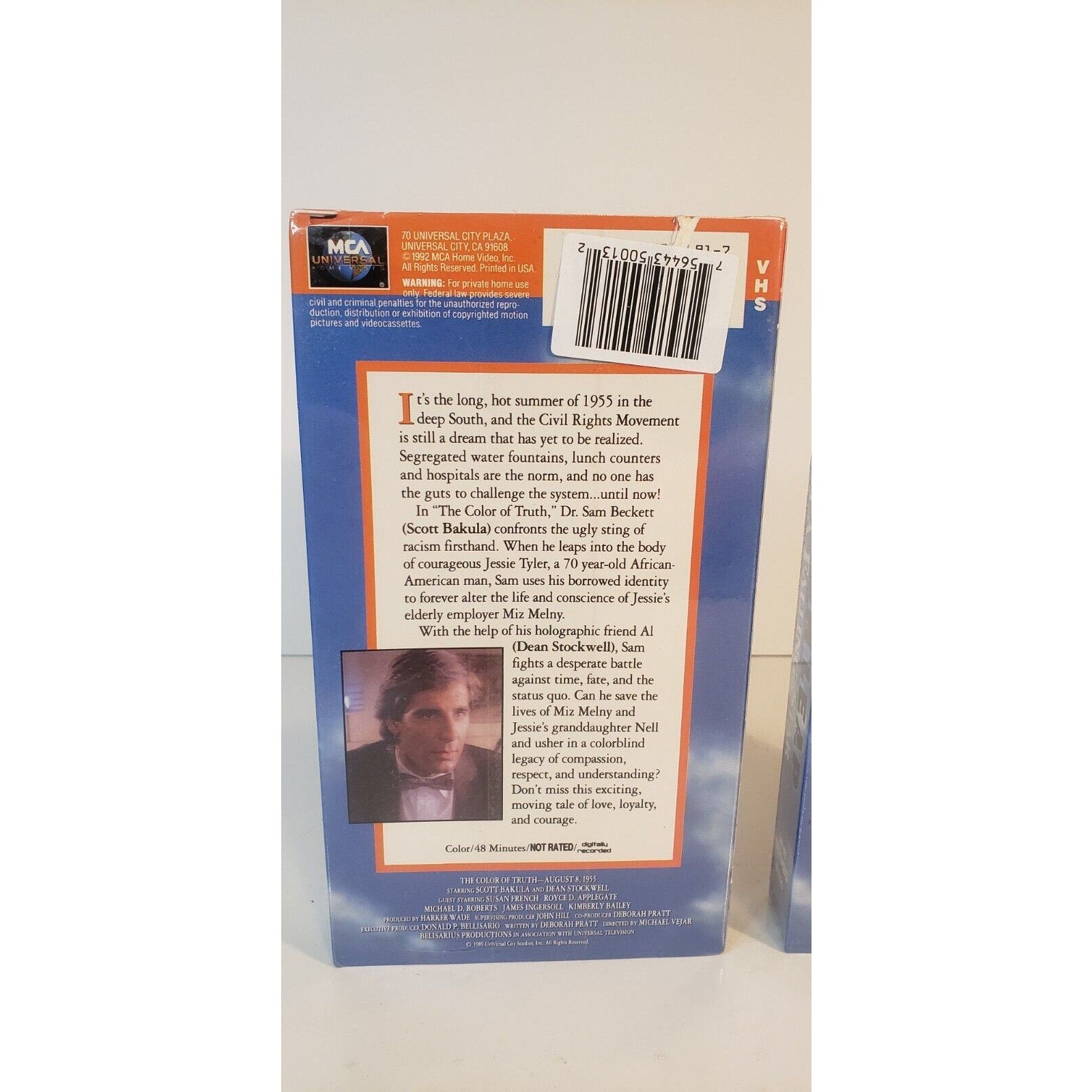 Quantum Leap VHS New Sealed Lot of 2 - Catch A Fallen Star/The Color of Truth