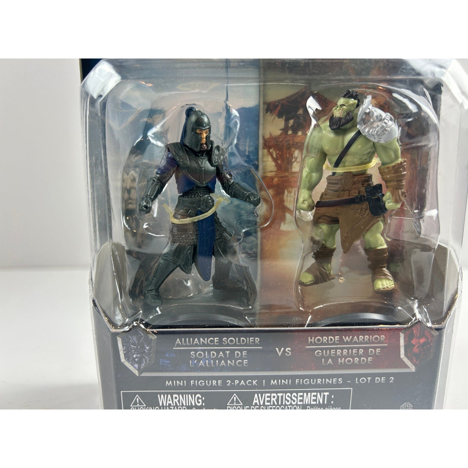 Warcraft Alliance vs Horde 2-Pack Mini Figures NIP