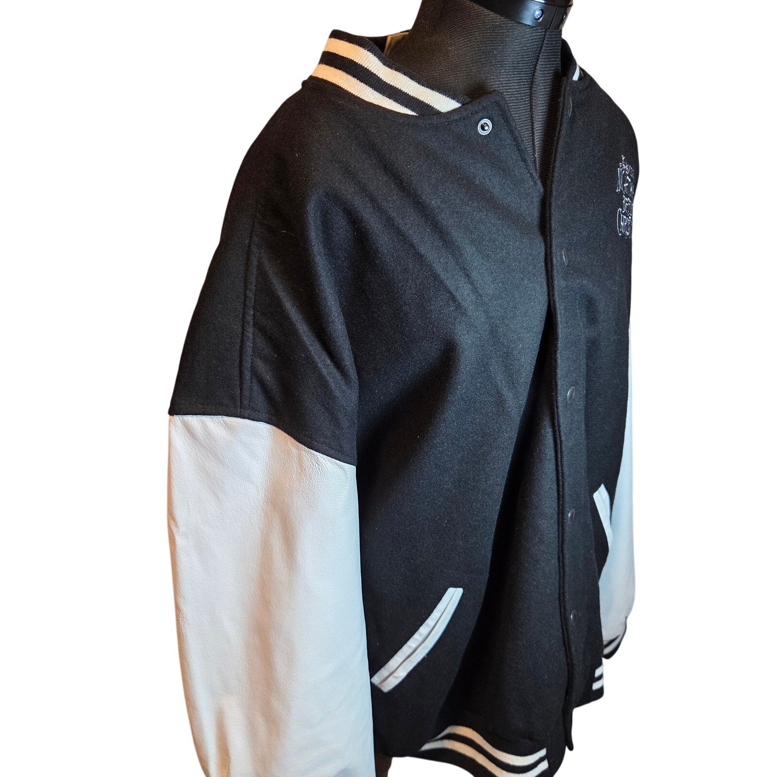 Disney Direct Nightmare Before Christmas Wool Leather Letterman Jacket XXL Jack