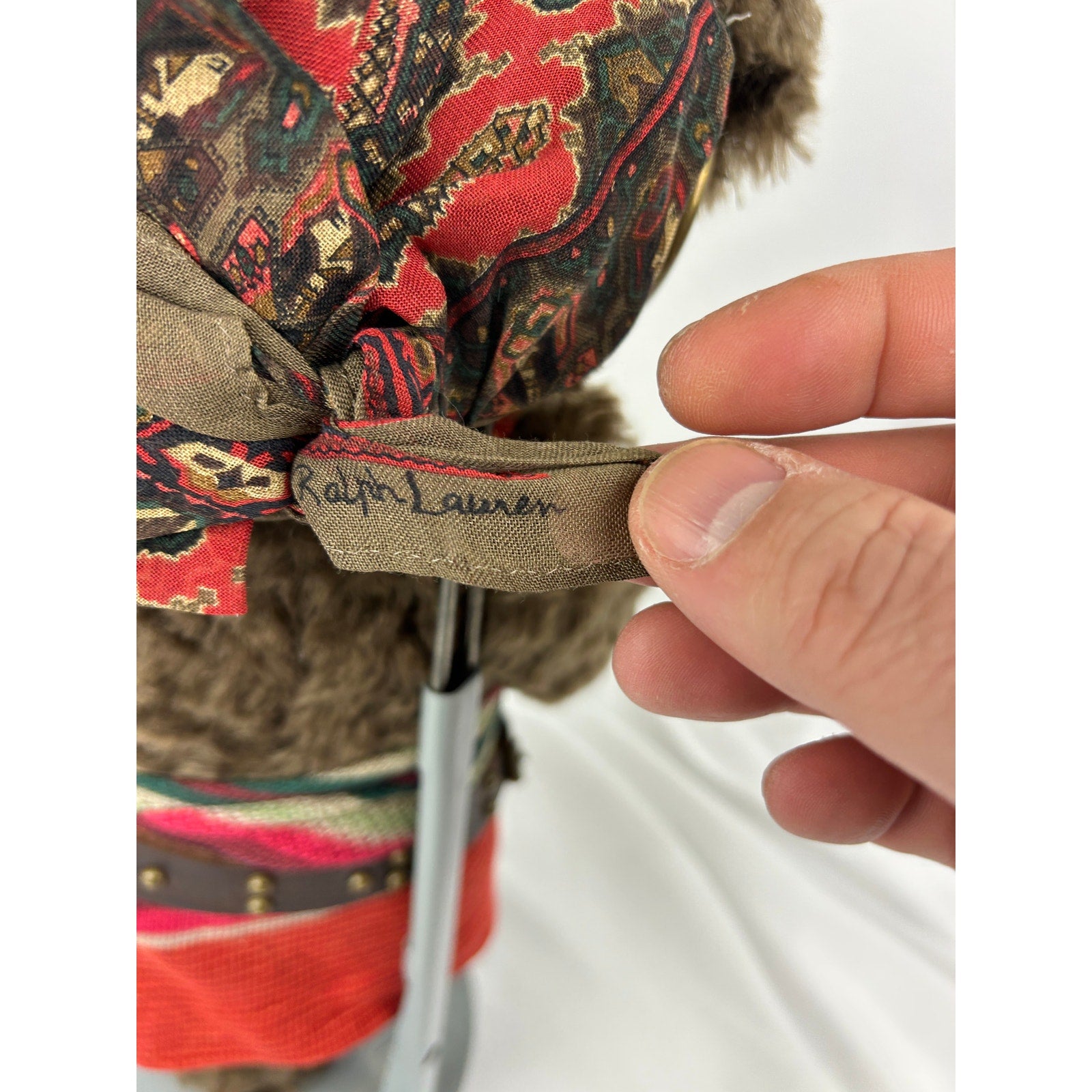 Steiff Ralph Lauren Safari Girl Bear LE 283/500 13" Germany w/Tags 665421