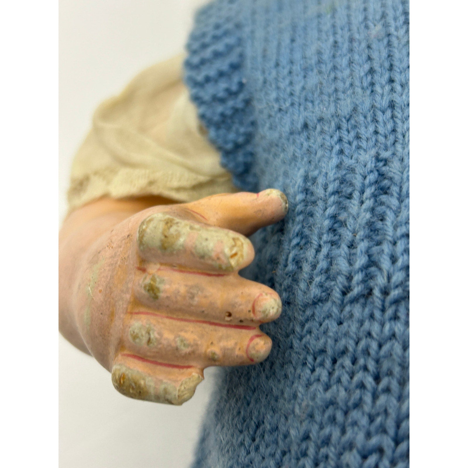 Antique Kestner 257 bisque baby 18in Germany sleep eyes open mouth