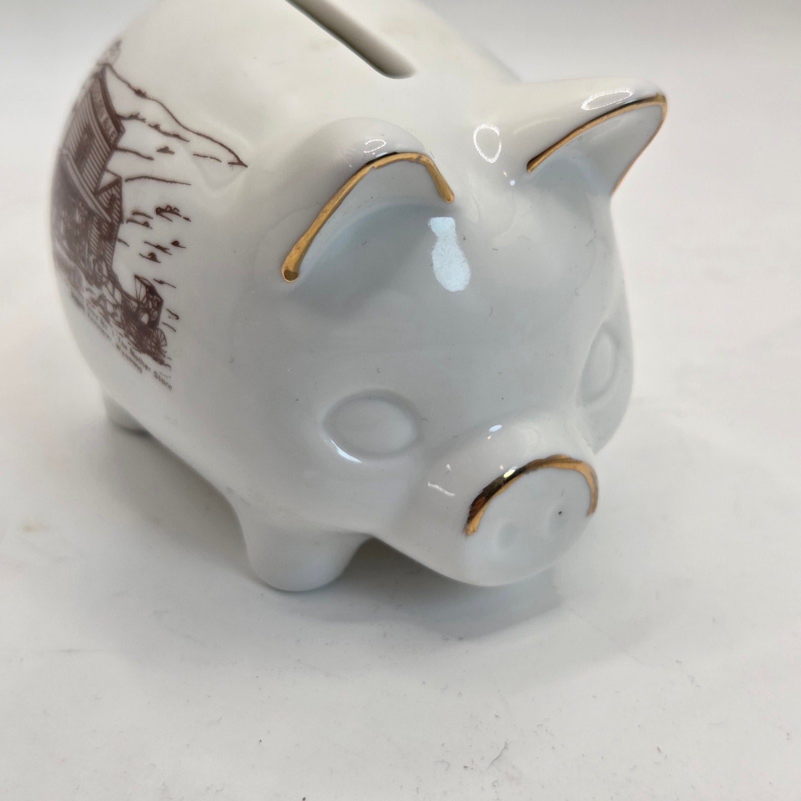 Vintage 1960s Dart Henderson NE JC Penney Golden Rule Store Souvenir Piggy Bank