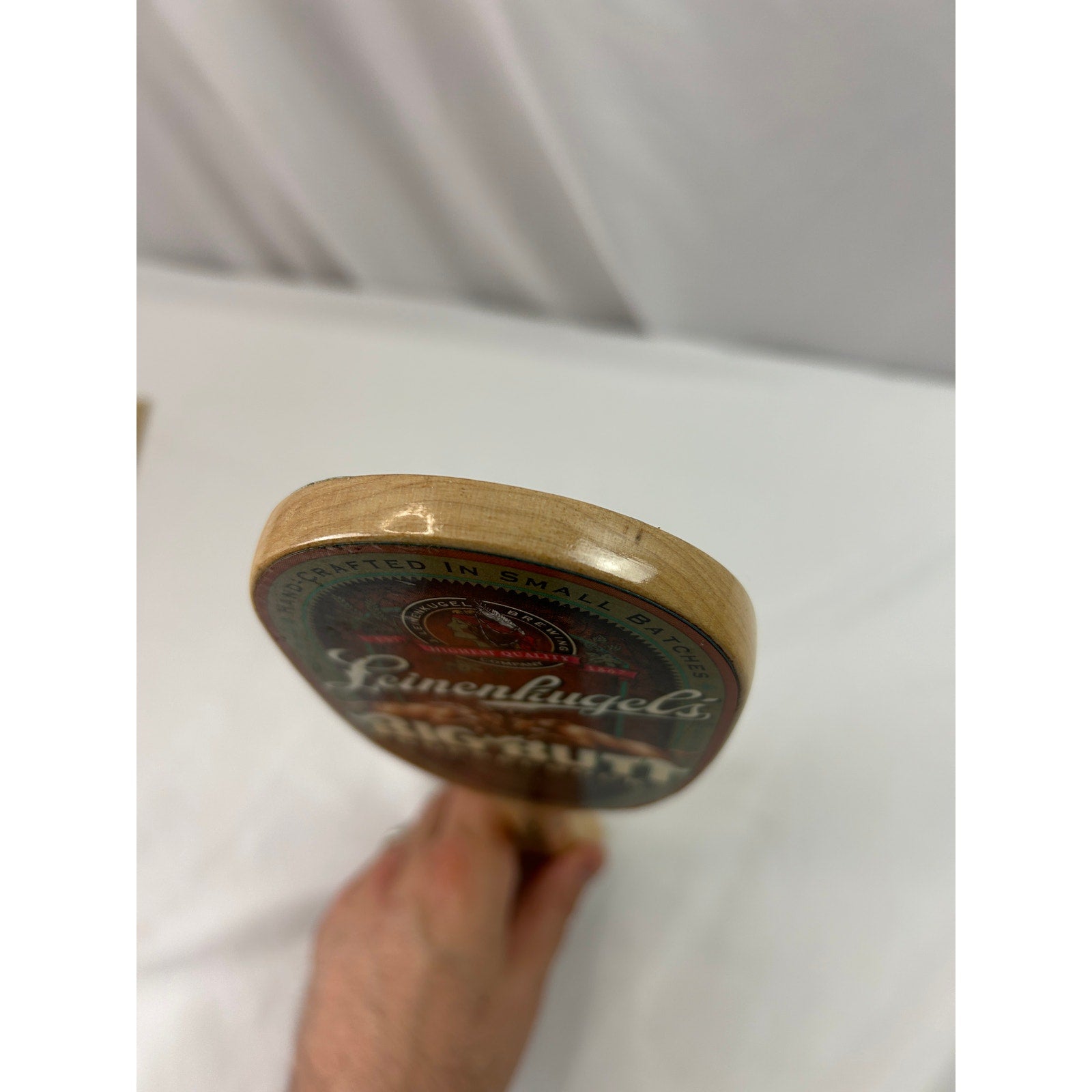 Leinenkugel's Big Butt Doppelbock Wood Beer Tap Handle Vintage 12 Inch