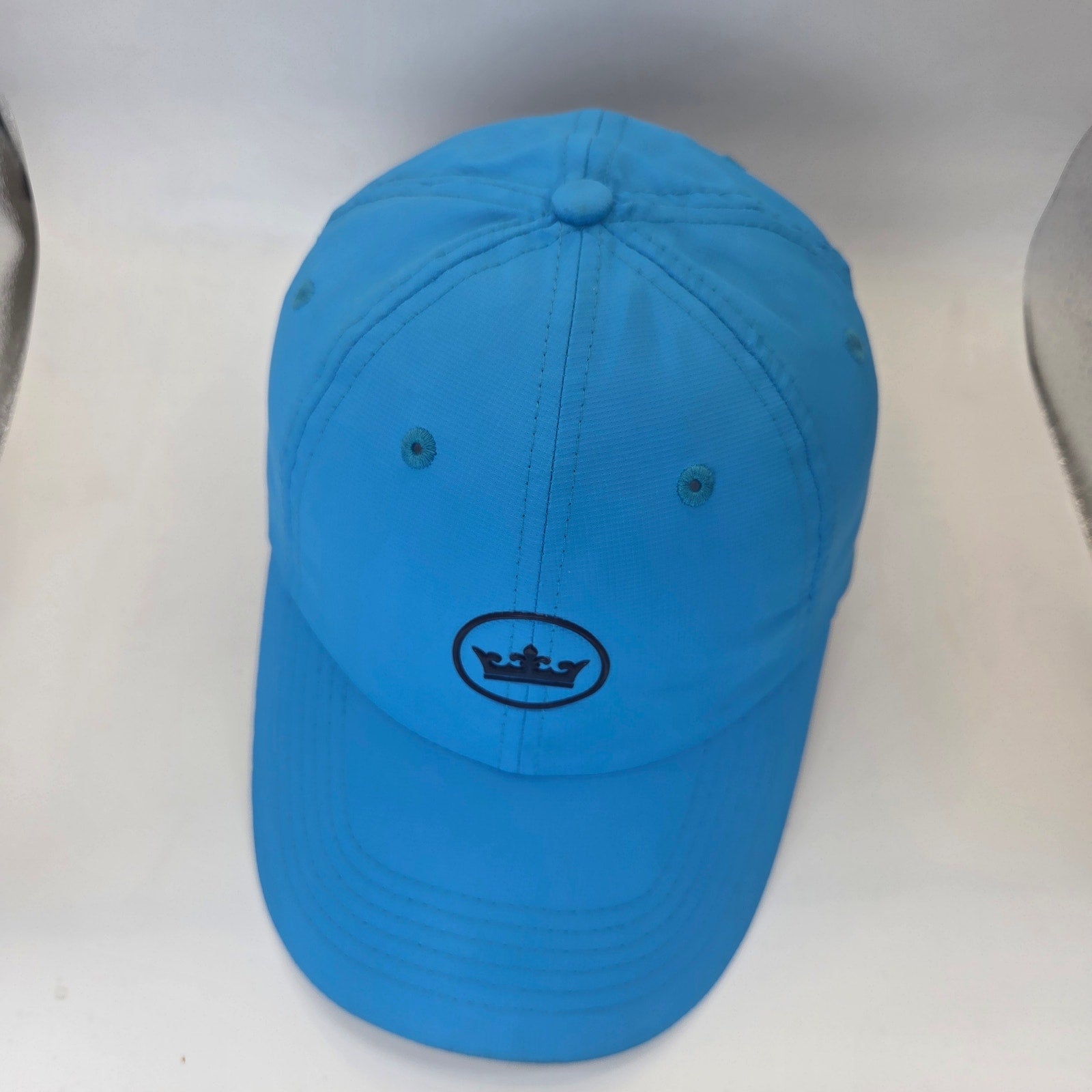 Peter Millar Performance Crown Logo Adjustable Golf Hat Cap OSFA Blue
