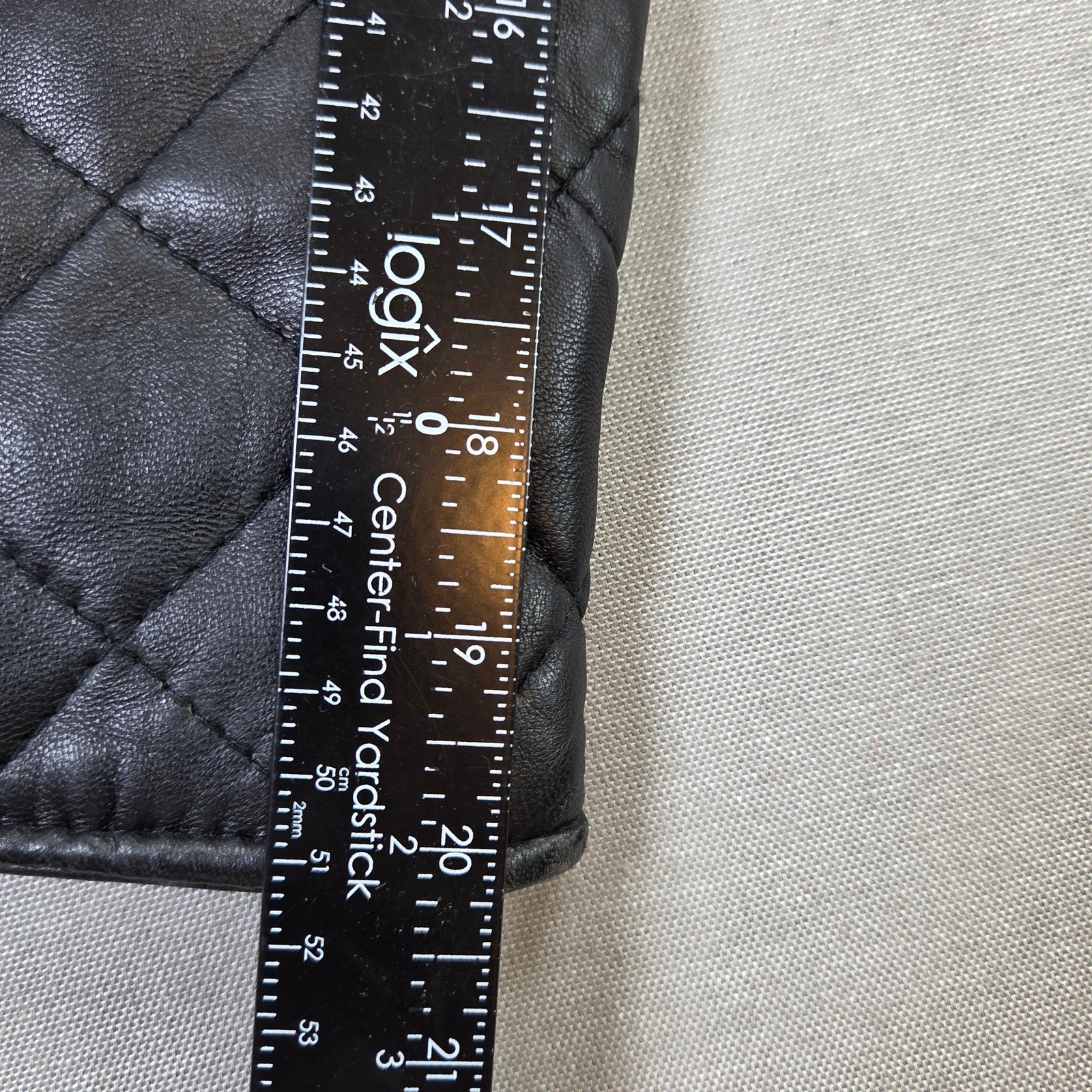 Express Quilted Leather Jacket Womens Small Cropped Bomber Vintage Korea