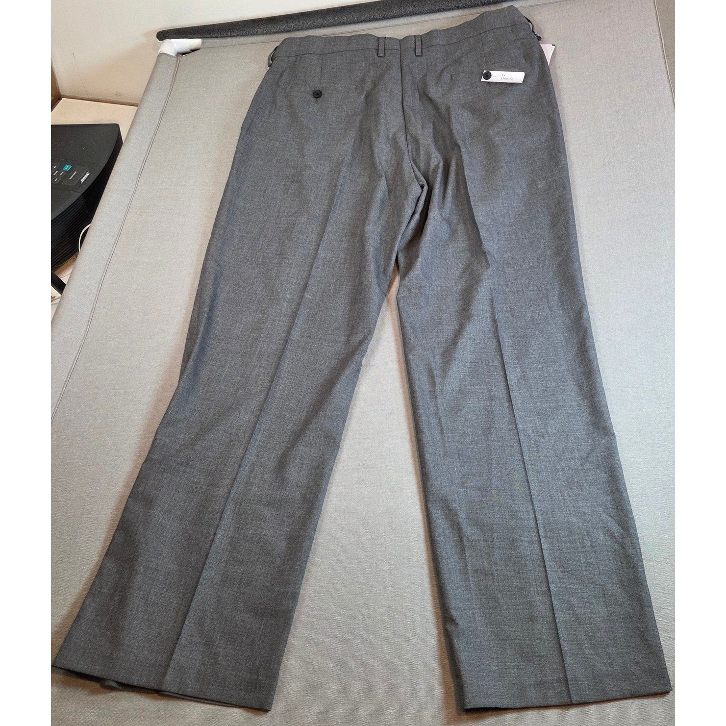 Haggar Premium Stretch Dress Pants 38x32 Classic Fit Gray NWT Suit Separate