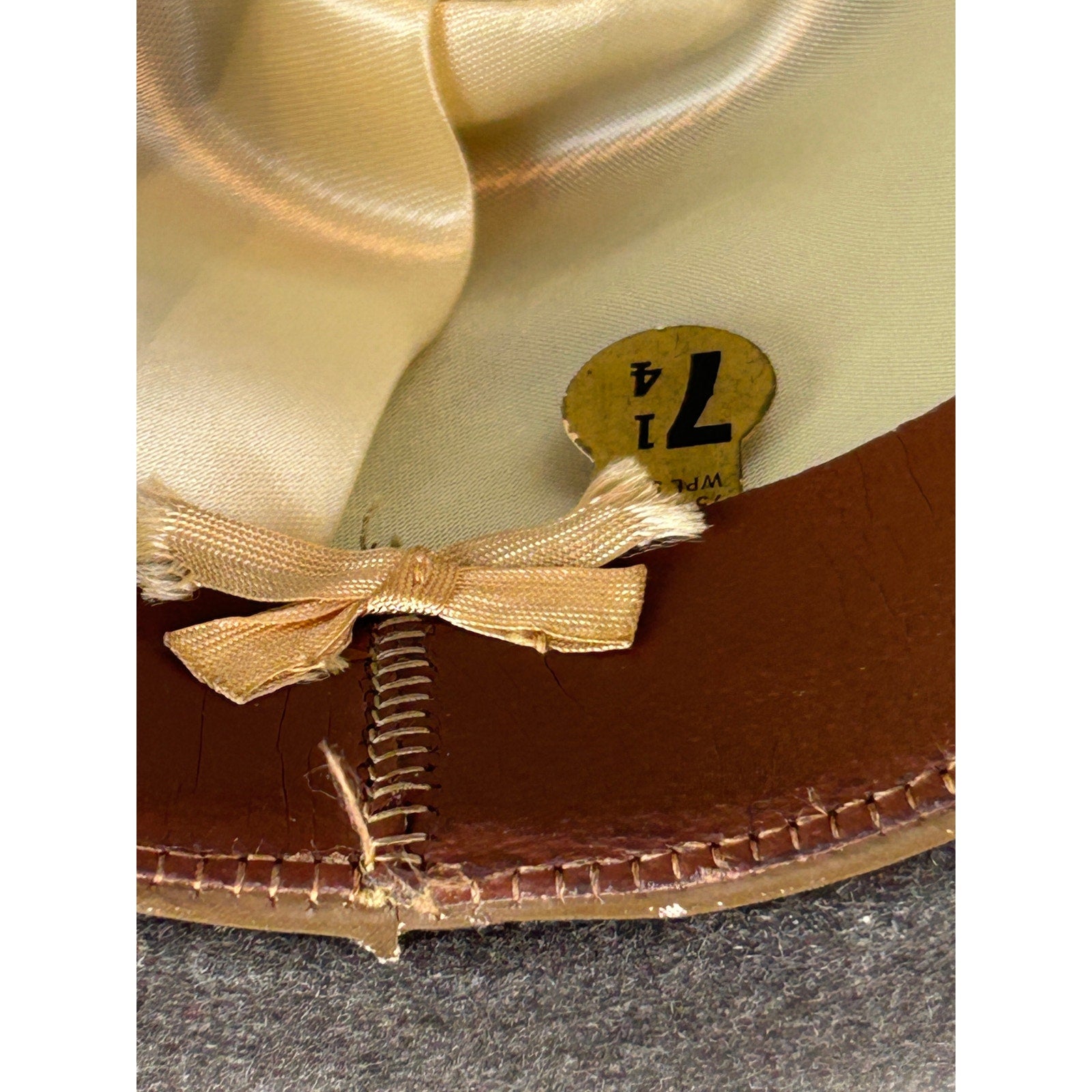 Dobbs Fifteen Brown Fur Felt Fedora Hat 7 1/4 With Box Vintage