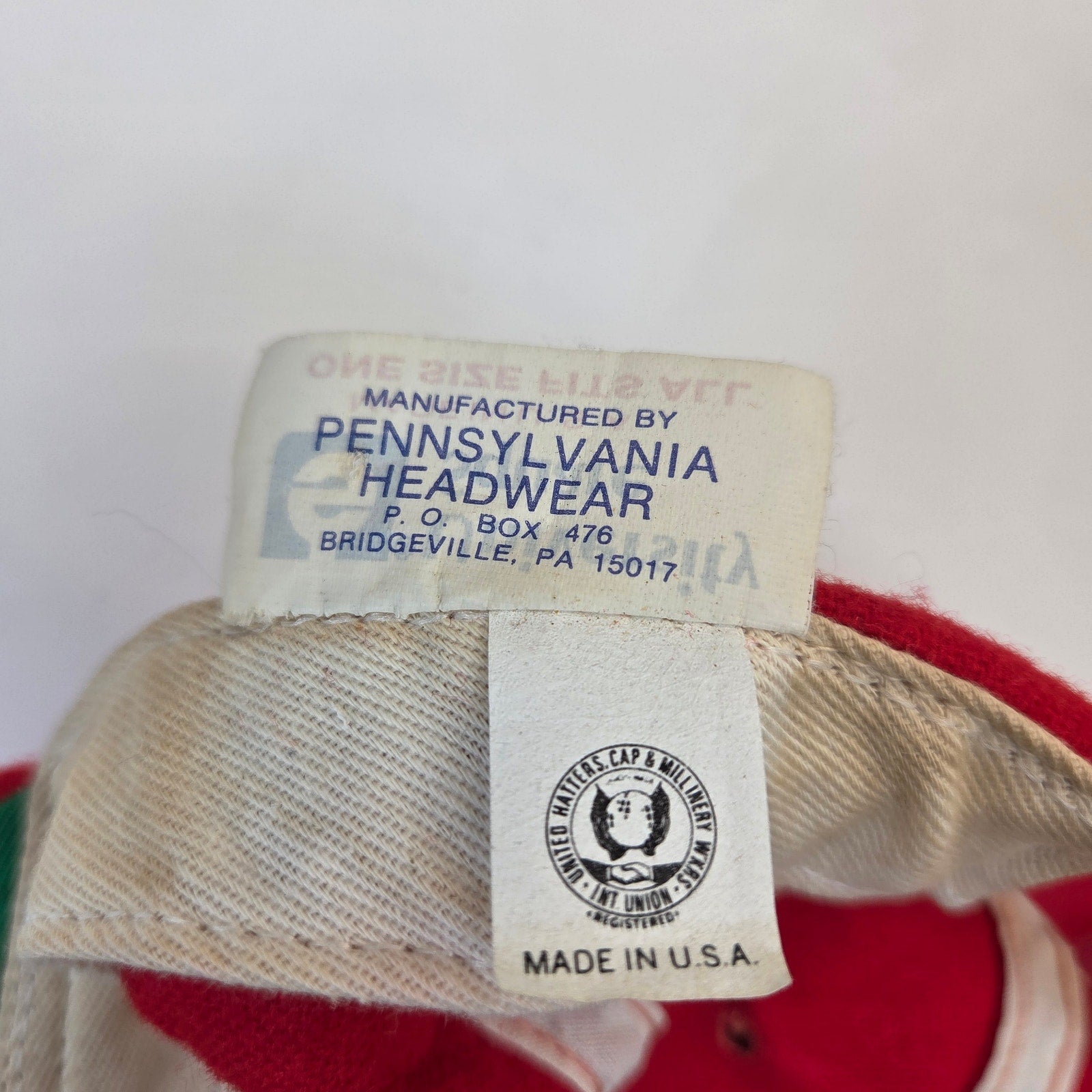 Wisconsin Badgers Vintage USA Snapback Hat University Square Wool Blend Cap