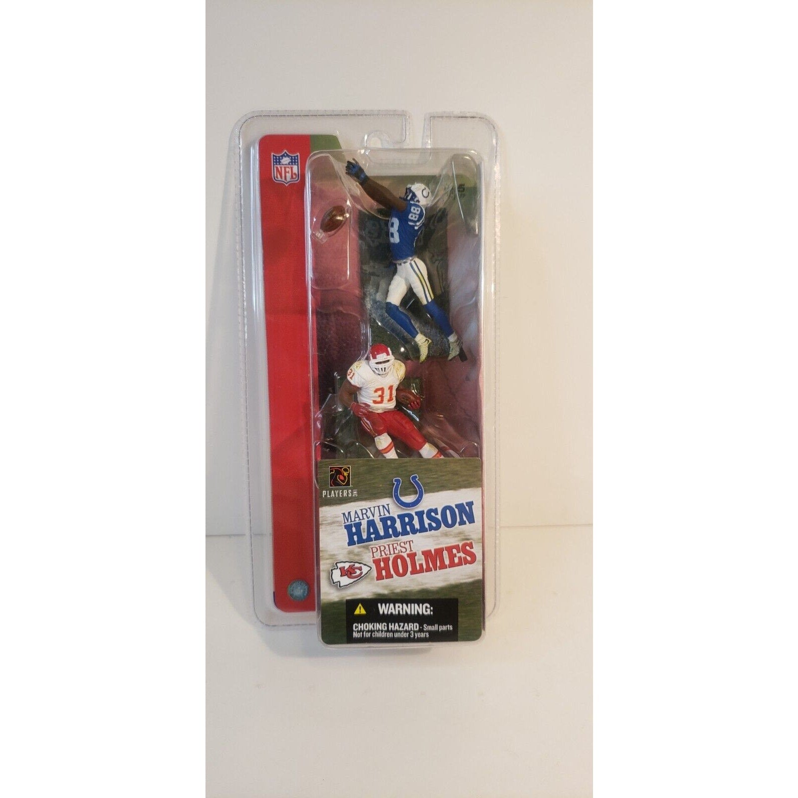 Marvin Harrison & Priest Holmes McFarlane NFL 3" 2 Pack Colts/Chiefs NEW