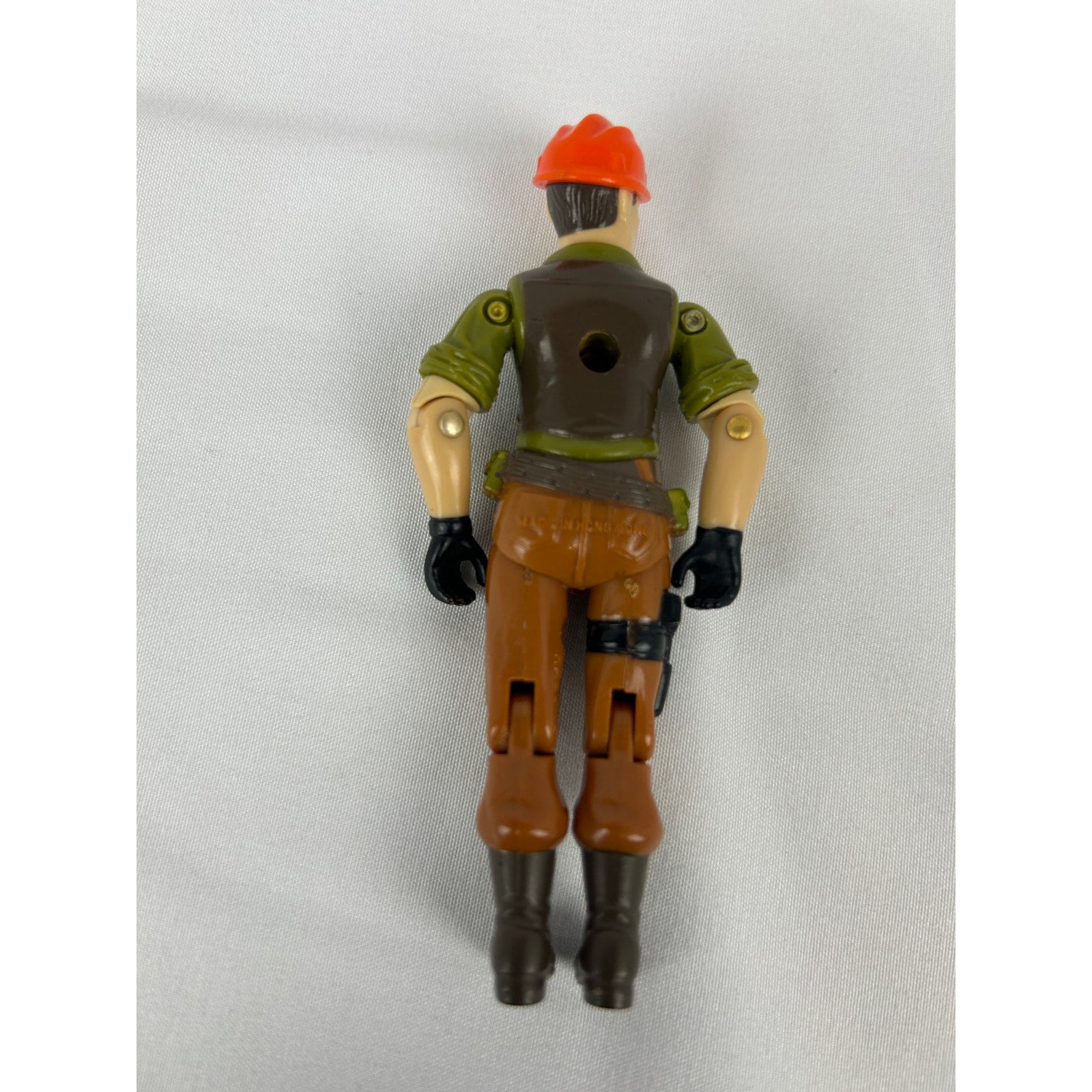 GI Joe Tollbooth Bridge Layer Driver v1 Figure Complete w/ Sledge and File Card