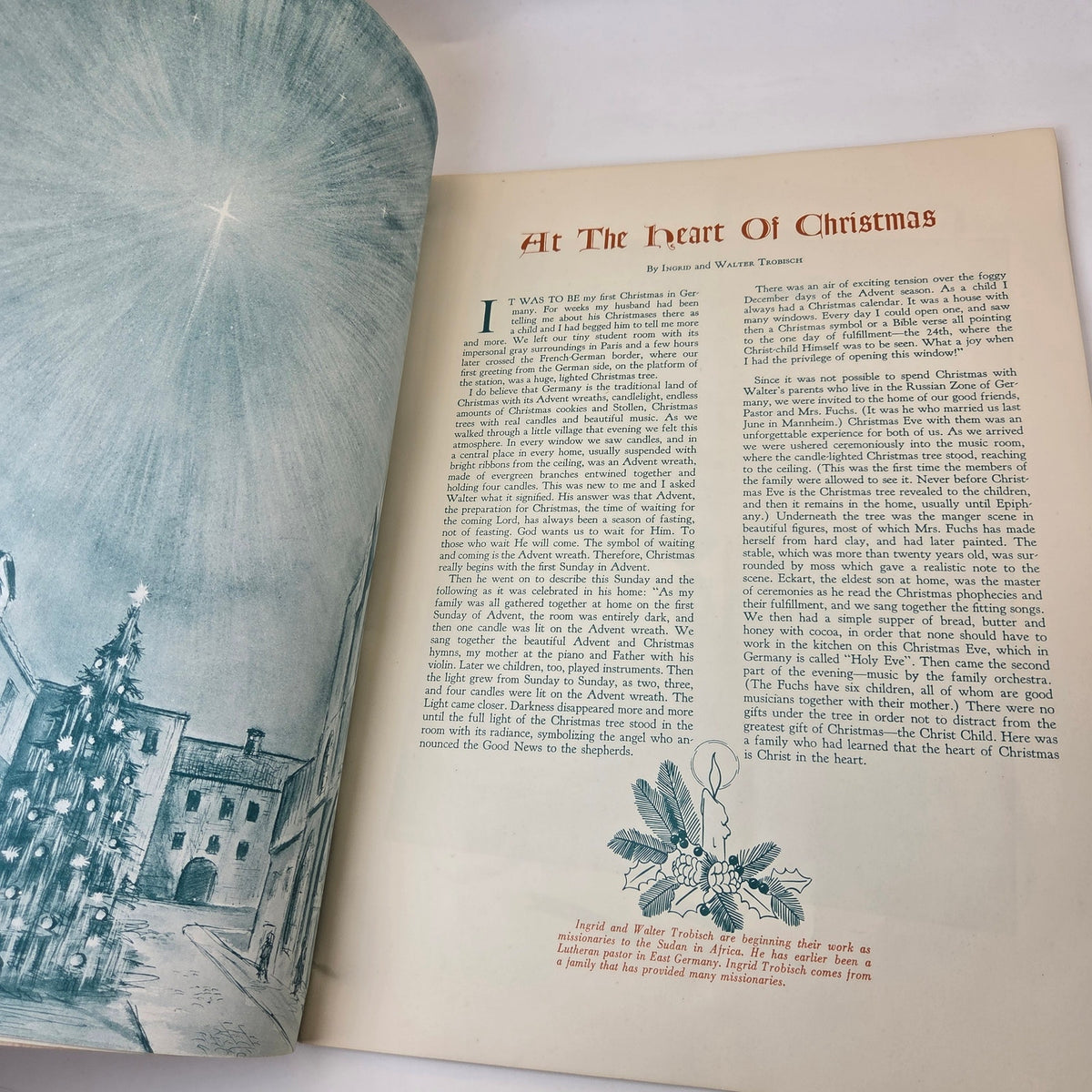Vintage 1950s Christmas Echoes Lutheran Booklet Messenger Press Minneapolis MN