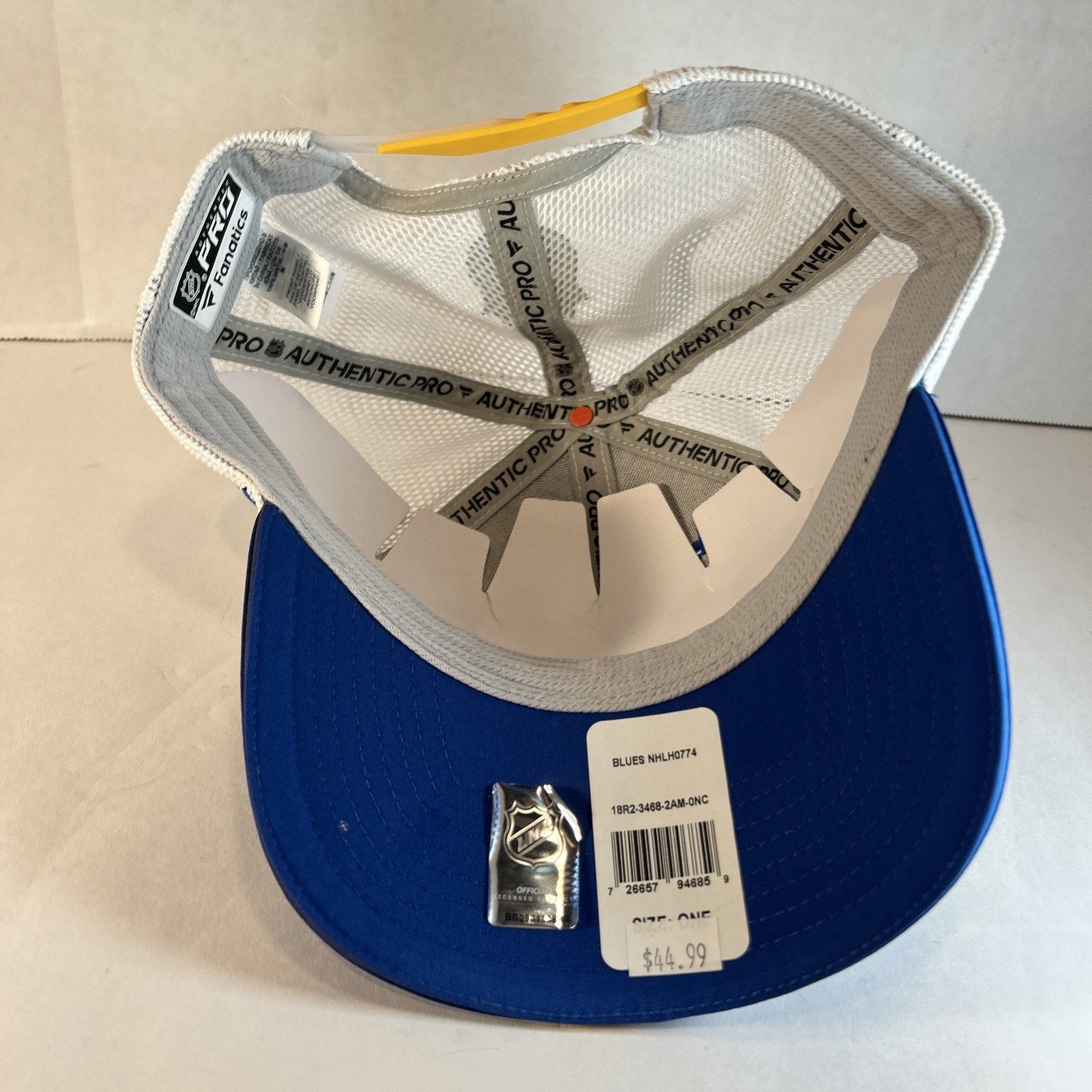 St. Louis Blues Fanatics Adjustable Mesh Hat
