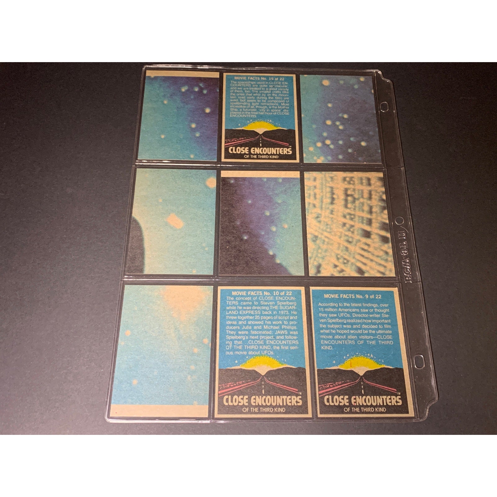 1978 Topps Close Encounters Of The Third Kind Card Set + Stickers