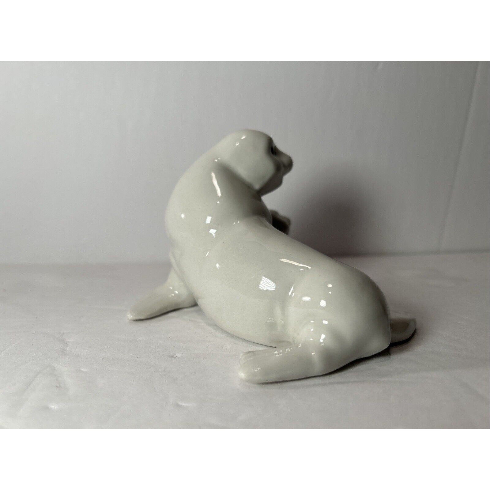 Eden's Bliss Porcelain Sea Lion Mother & Baby Pup Figurine Made in Japan