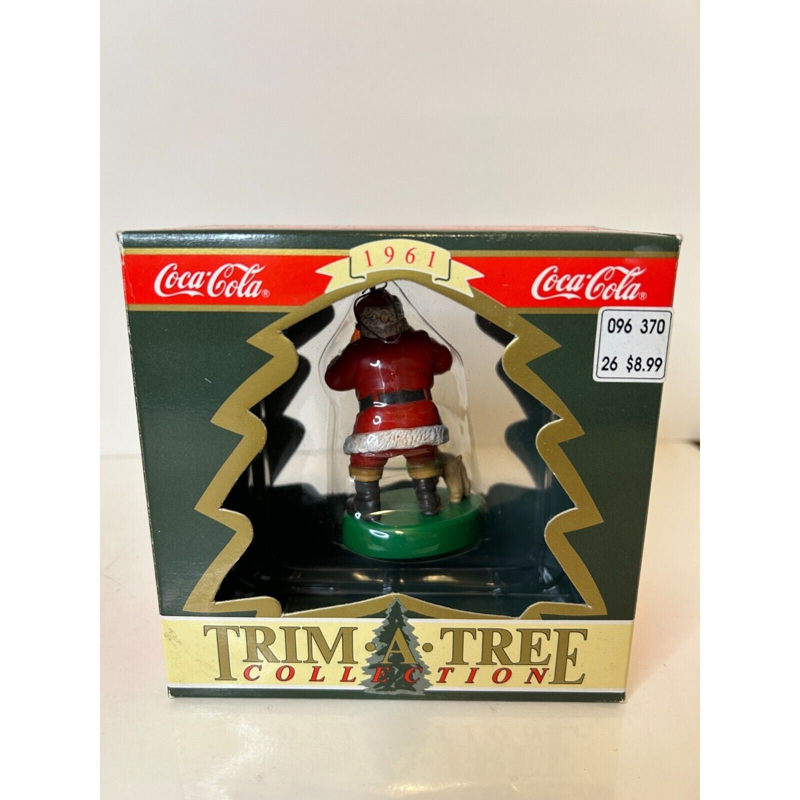 Coca-Cola Trim A Tree Collection Christmas Ornament lot of 2 Vintage 90s x97