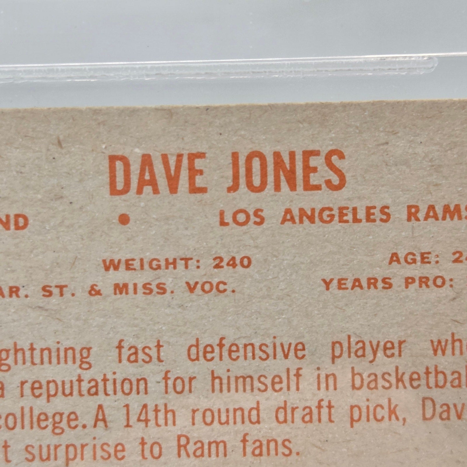 1963 Topps #44 Deacon Jones Rookie Card BVG 7 NM Los Angeles Rams HOF