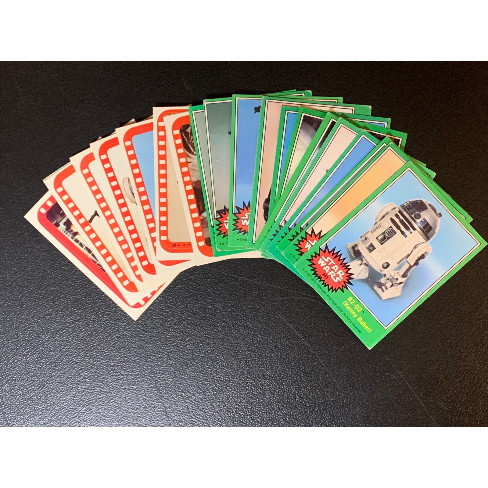 Star Wars 1978 Series 4 (B) Complete Card & Sticker Set Very Good Condition