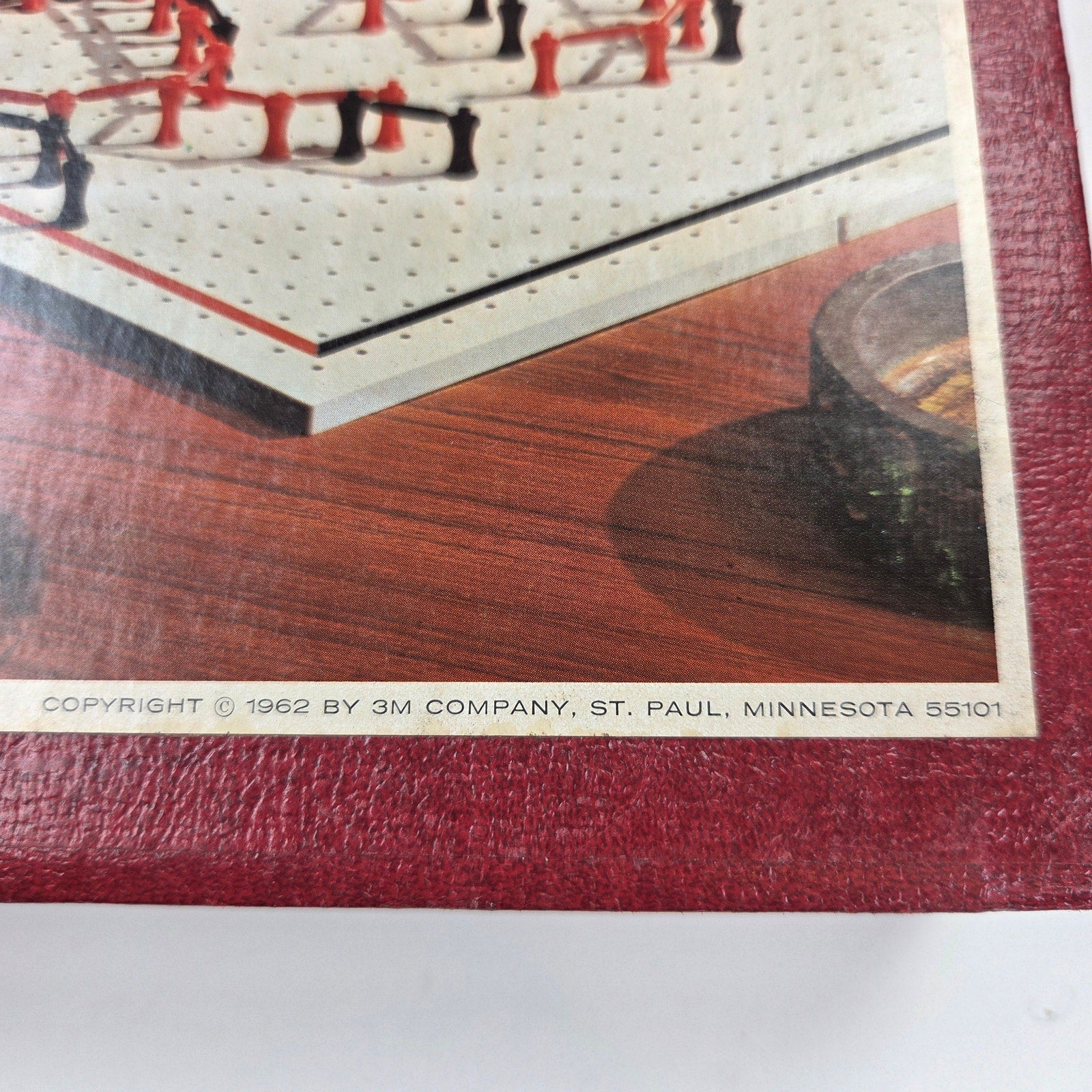 Vintage 1962 3M TwixT Bookshelf Strategy Board Game Complete Excellent