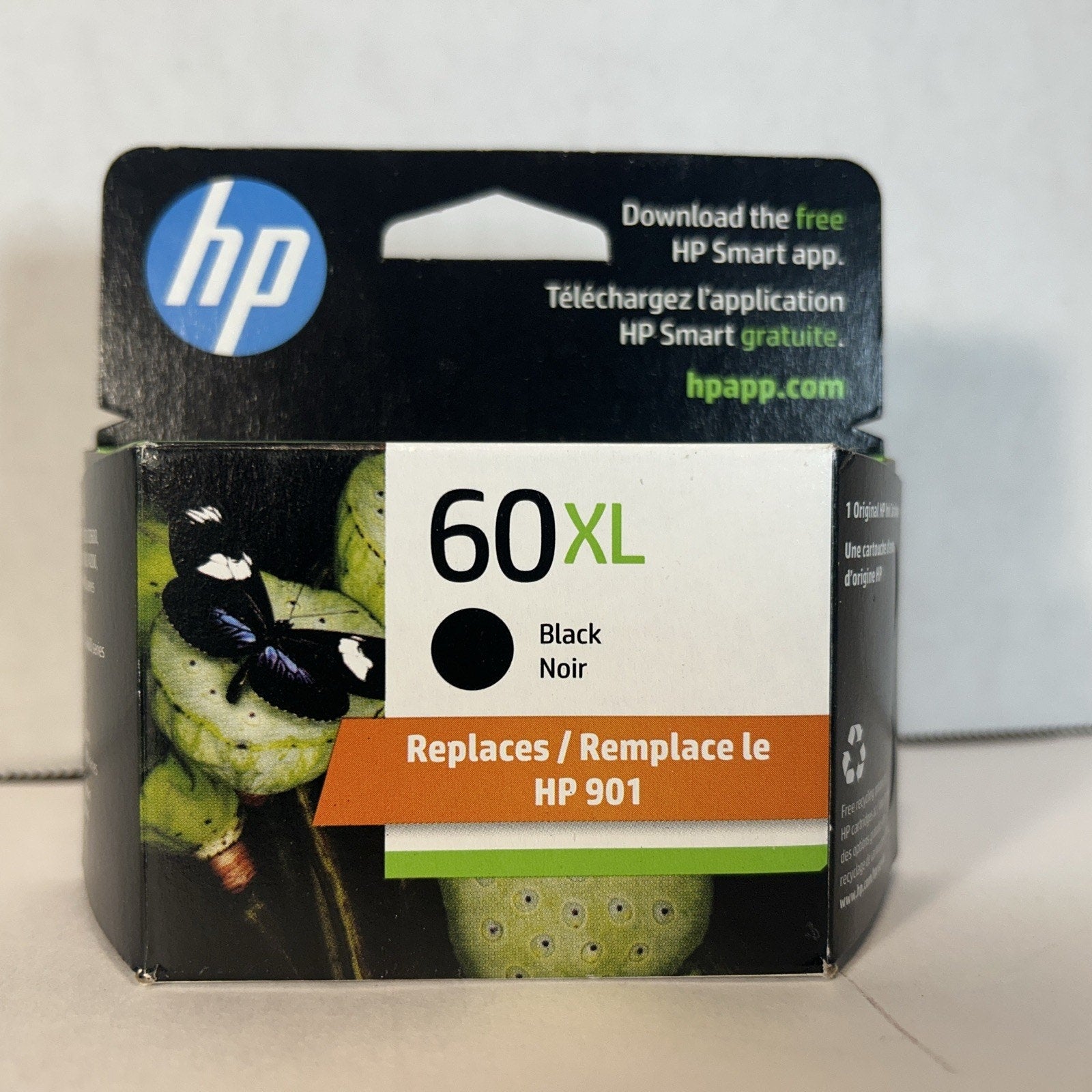 HP 60XL Black Ink Cartridge CC641WN - NEW