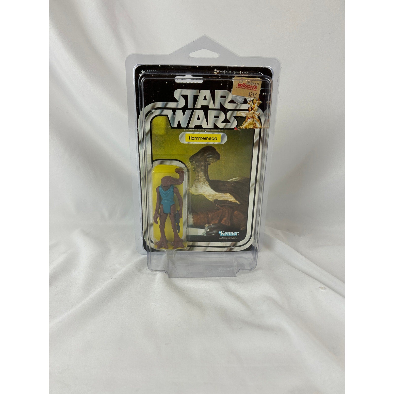 Vintage Star Wars Hammerhead 1978 Kenner 12 Back MOC Carded Figure