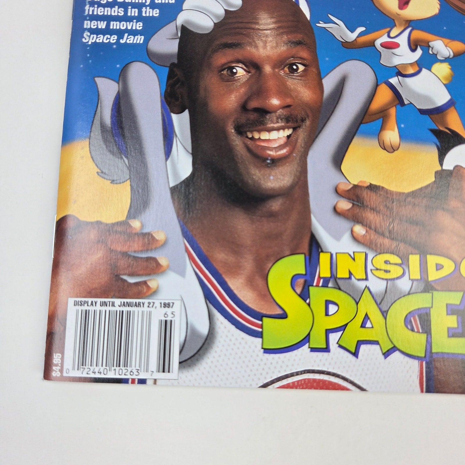 Sports Illustrated For Kids Space Jam Michael Jordan 1997 Newsstand Poster