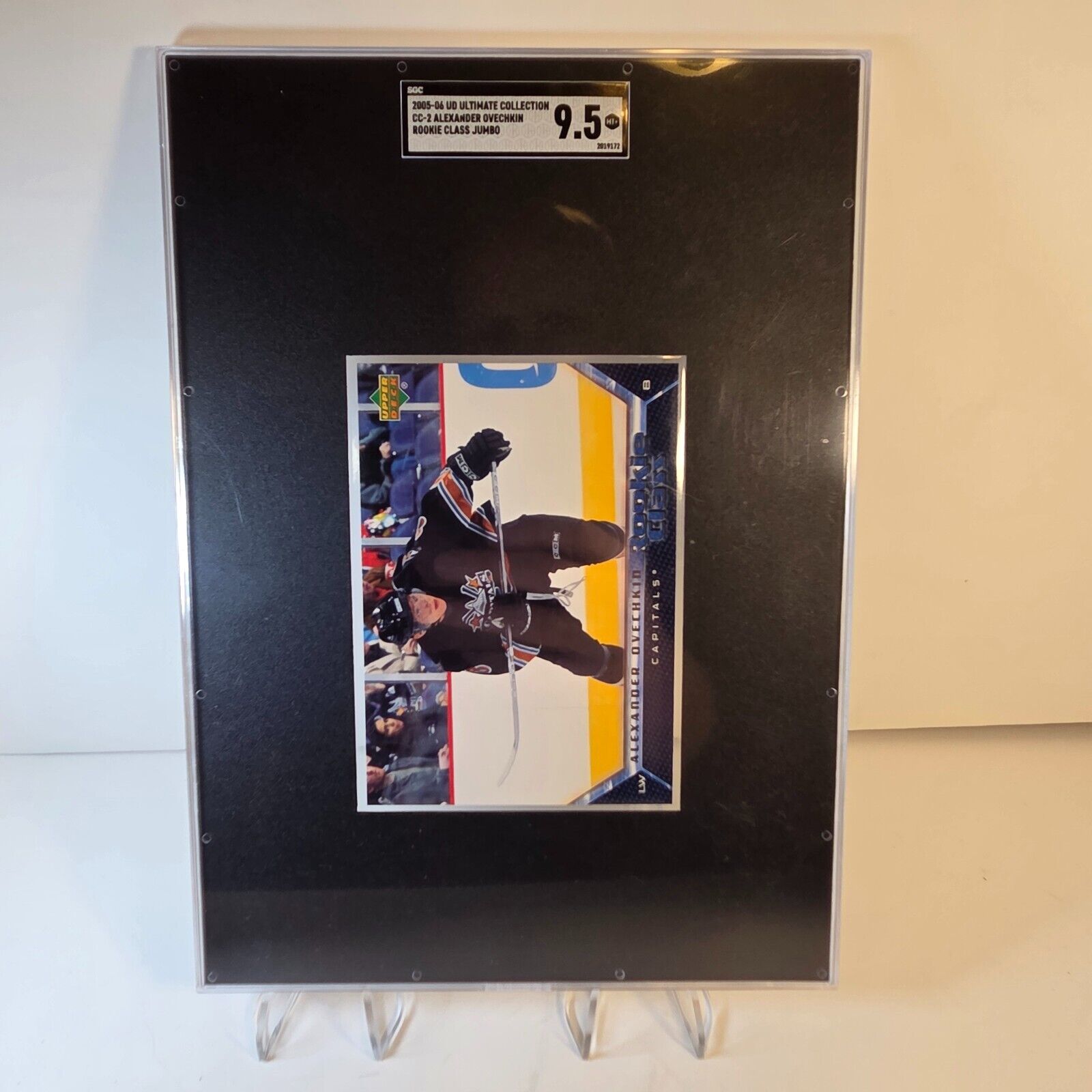 2005-06 Upper Deck Ultimate Ovechkin CC-2 Rookie Class Jumbo SGC 9.5 Pop 1