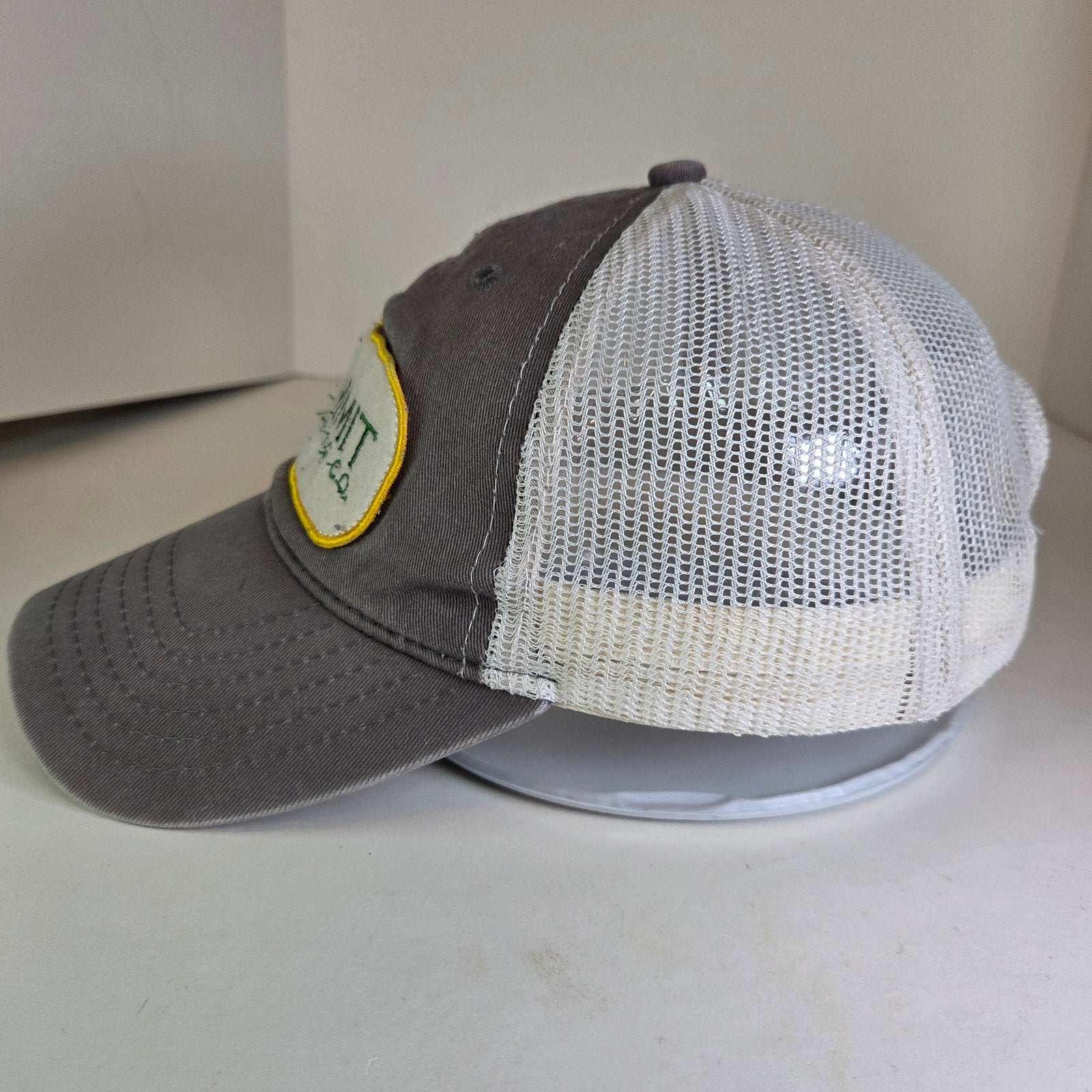 Summit Brewing Co. Trucker Hat Gray White Mesh Snapback Brewery Branding Co.
