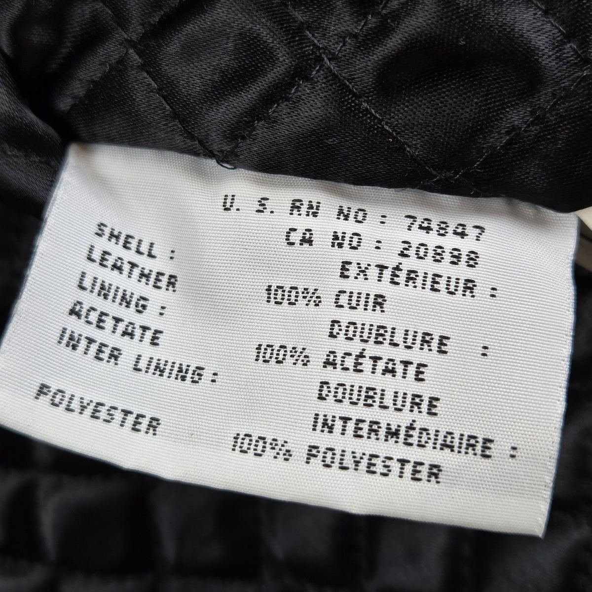 Marc New York Andrew Marc Women's L Black Leather Thermolite Car Coat Jacket