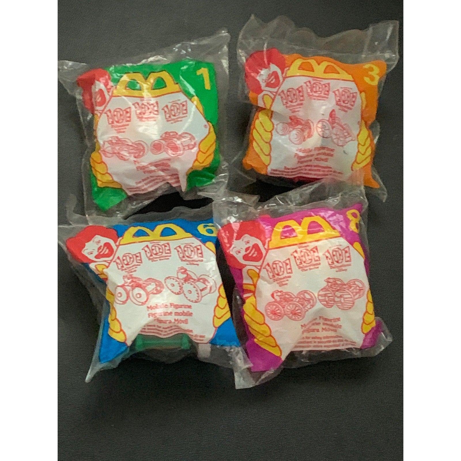 1997 Disney 101 Dalmations The Series McDonalds Happy Meal Toy Sealed Lot of 4