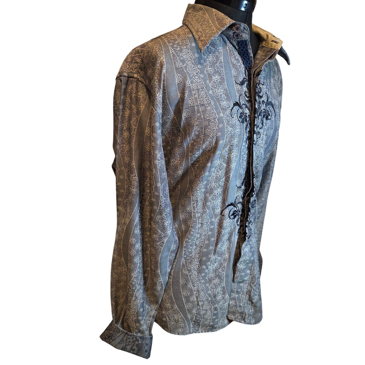 Rock and Roll Religion Jimi Hendrix Experience 2005 Embroidered Button Shirt