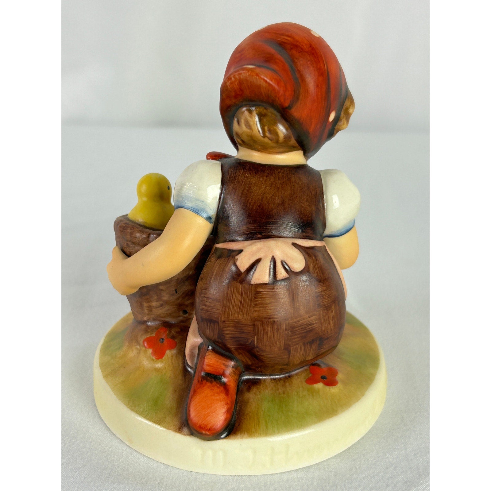 Goebel W Germany Chick Girl Figurine Girl With Chicks Vintage