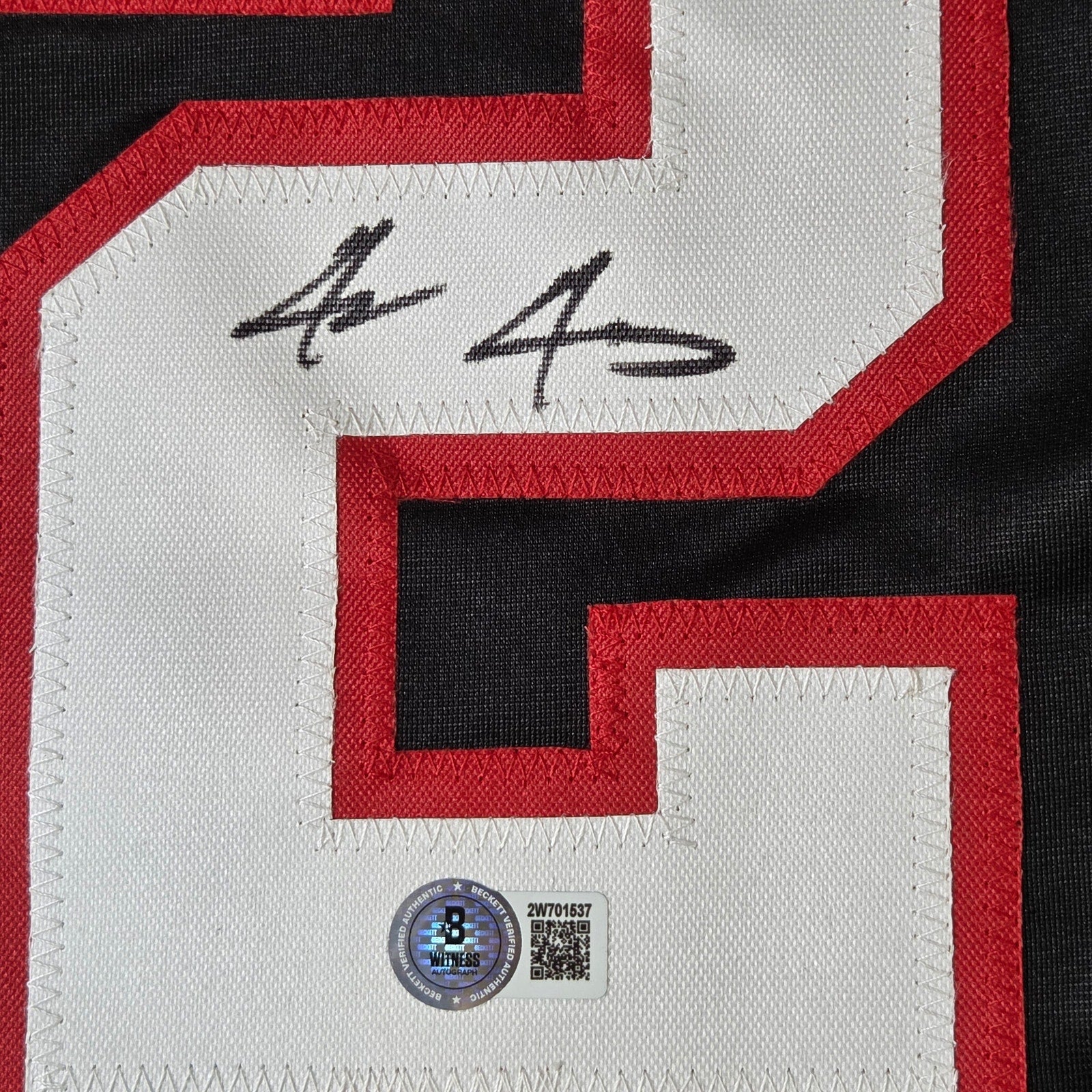Jace Jung Signed Texas Tech Red Raiders Guns Up Baseball Jersey BAS Witness