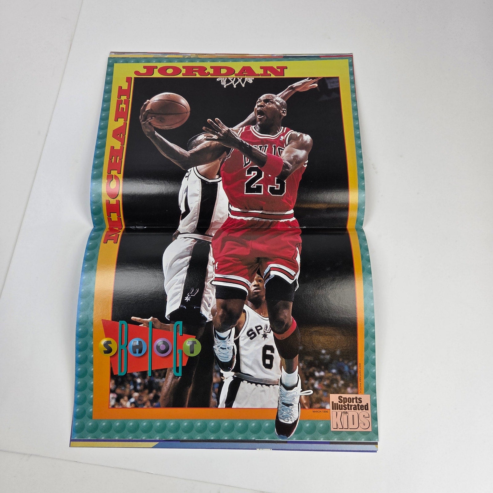 Sports Illustrated for Kids March 1996 Michael Jordan Complete Poster Cards