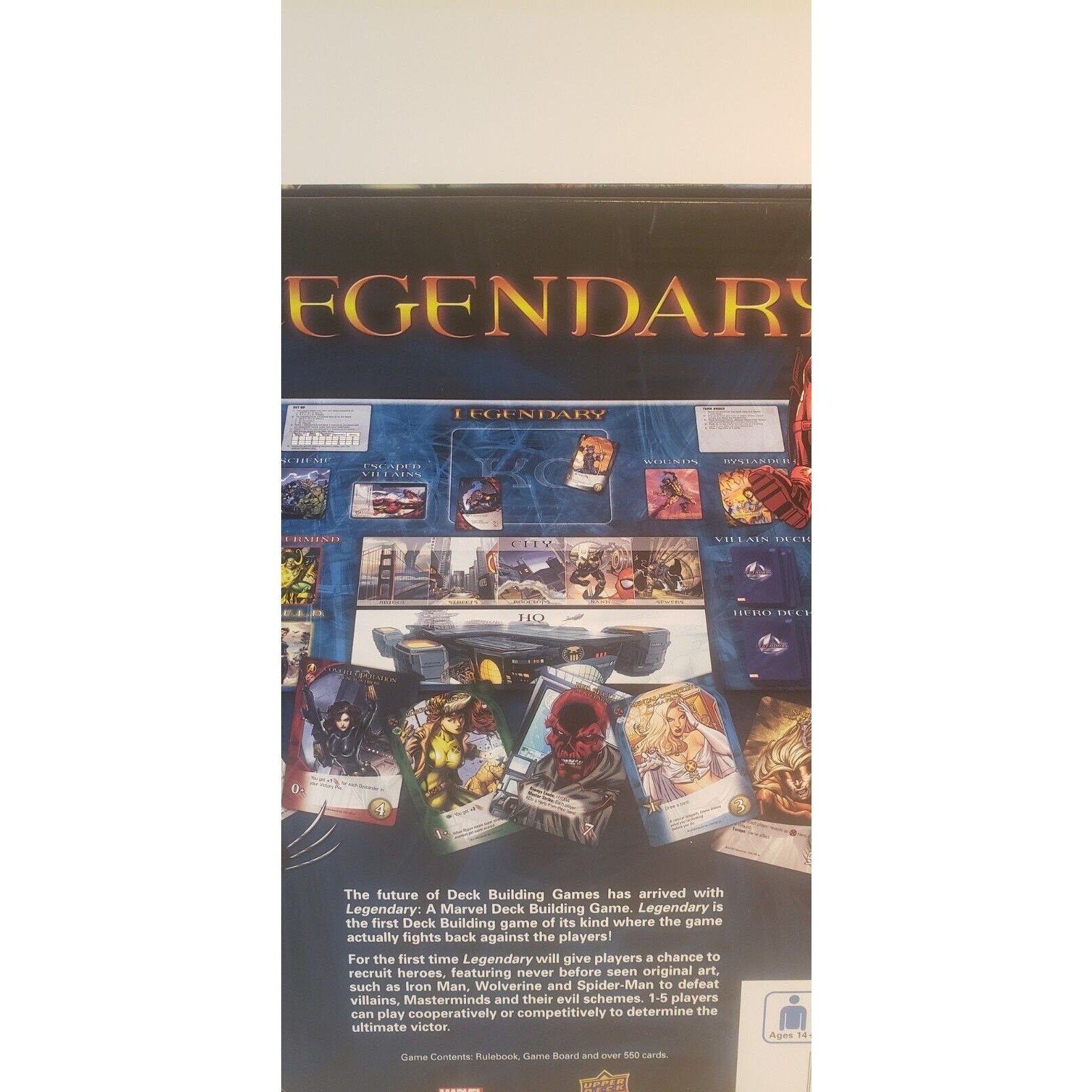 Upper Deck LEGENDARY A Marvel Deck Building Game ~ 100% Complete ~ MINT!