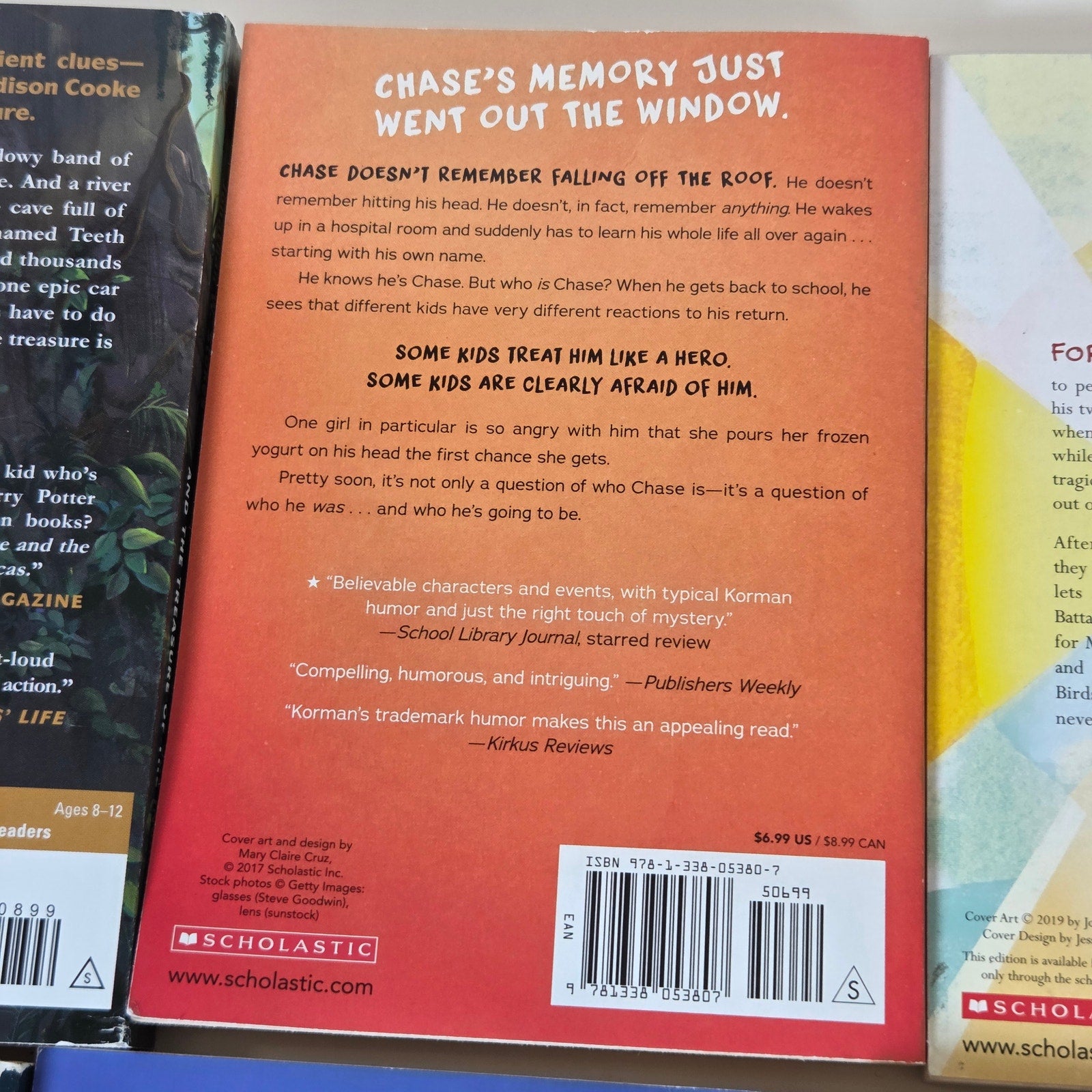 Pre-Teen Chapter Book Lot (8) Gordon Korman Patterson Green Star Wars