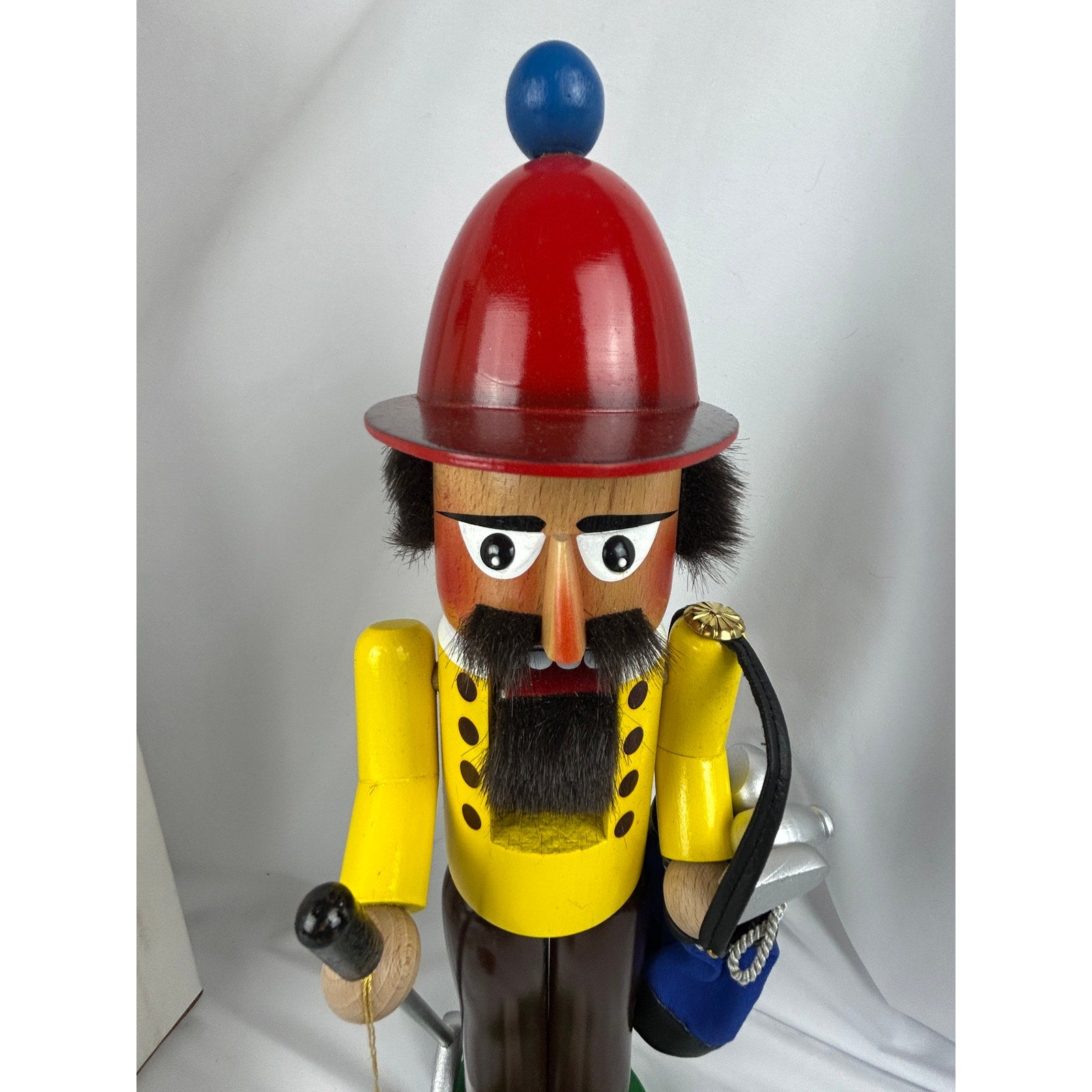 Steinbach S692 The Golfer Nutcracker Handmade Germany w/ Clubs & Box