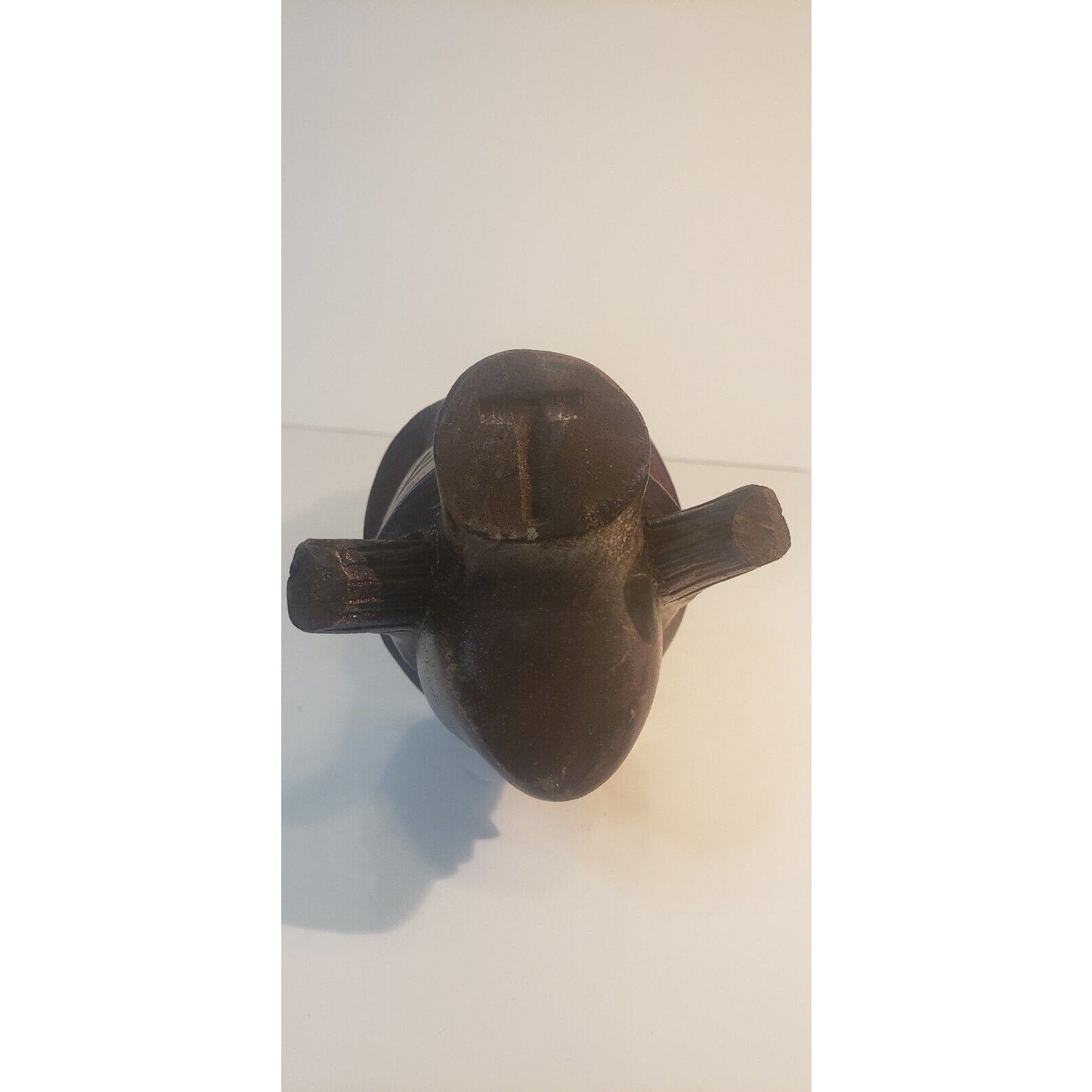 Vintage Igorot Ifugao Philippine Hand-Carved Wood Offering Ladle Bowl 14"