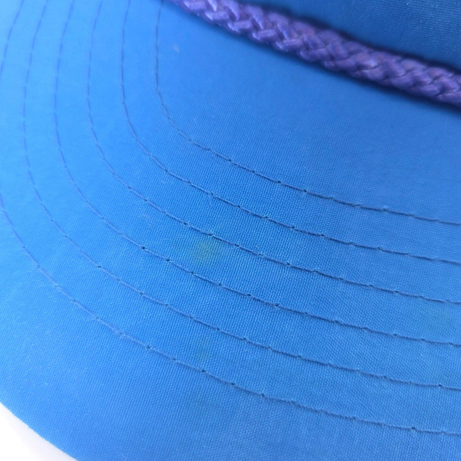 Vintage Alaska Souvenir Rope Snapback Hat Blue Nylon Adjustable Cap USA