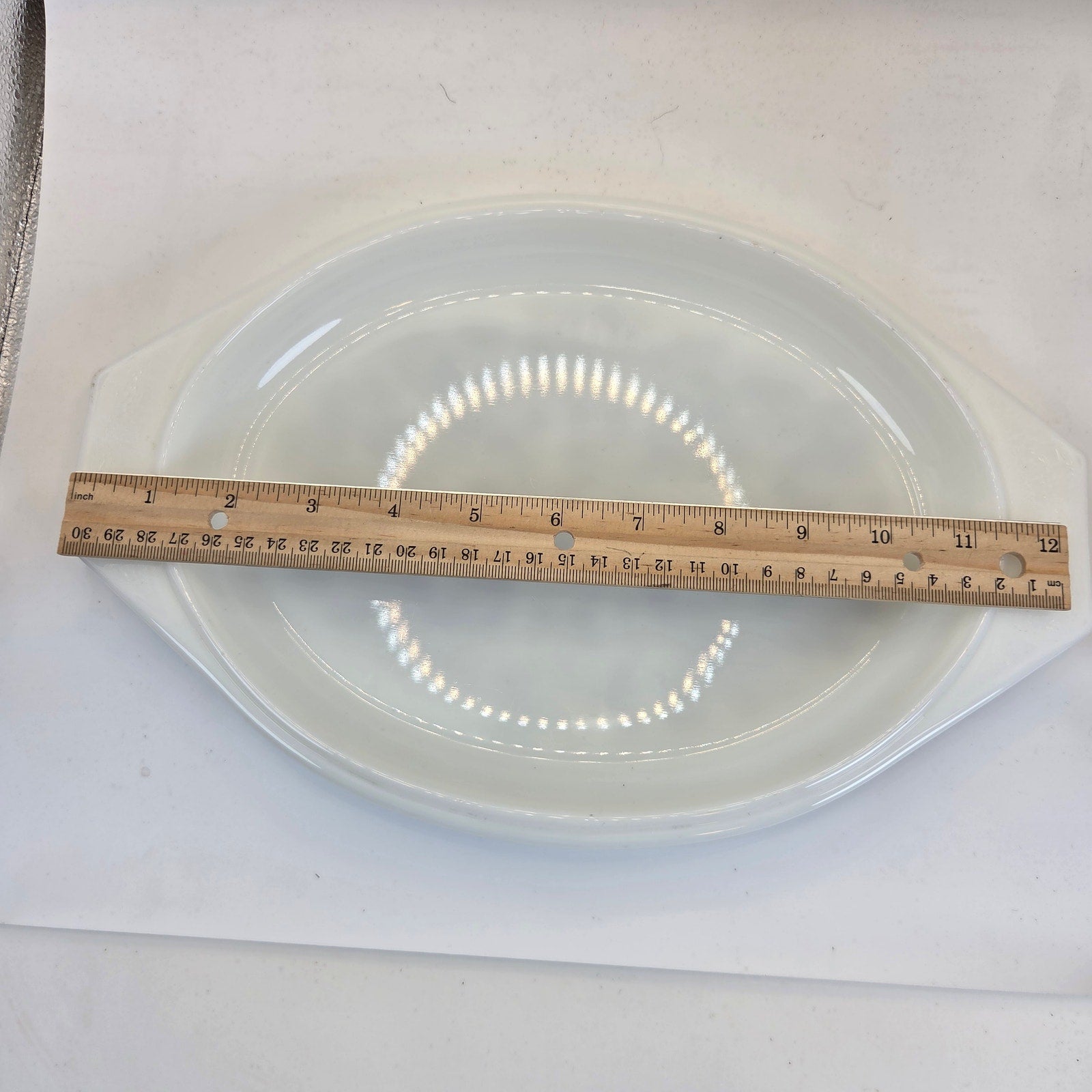 Pyrex 945-C Verde Olive Branch Replacement Lid Divided Casserole Cover USA