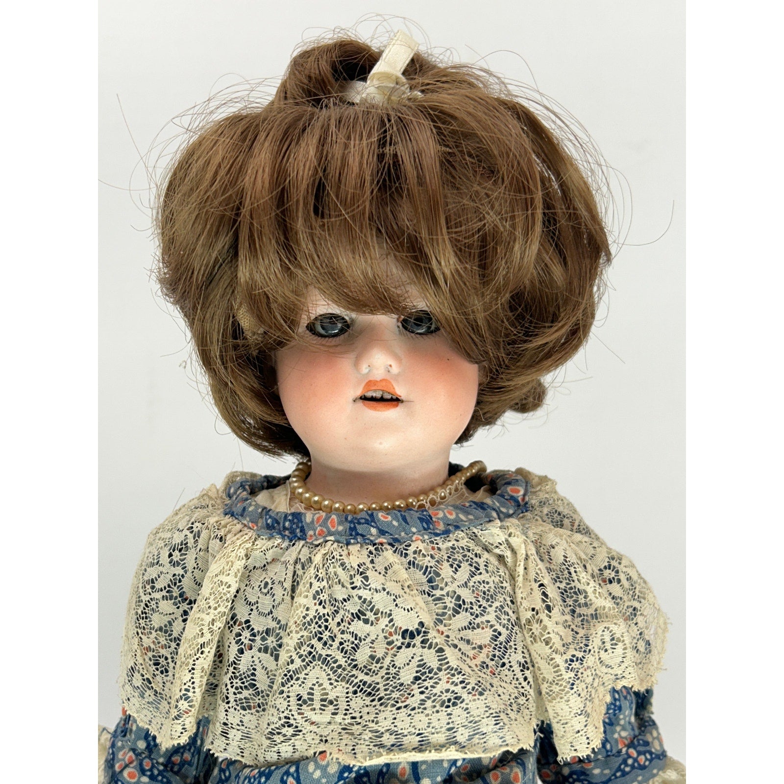 Antique Armand Marseille 370 Bisque Head Doll 23" Sleep Eyes Germany Composition