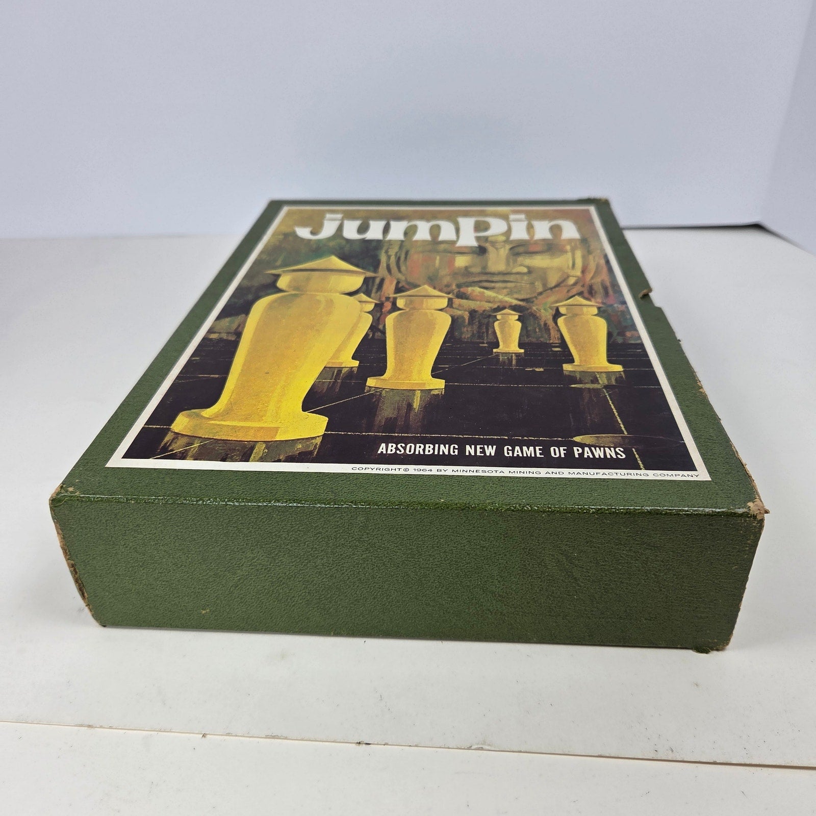 3M Jumpin Bookshelf Game 1964 Complete Strategy Board Game Metal Pawns