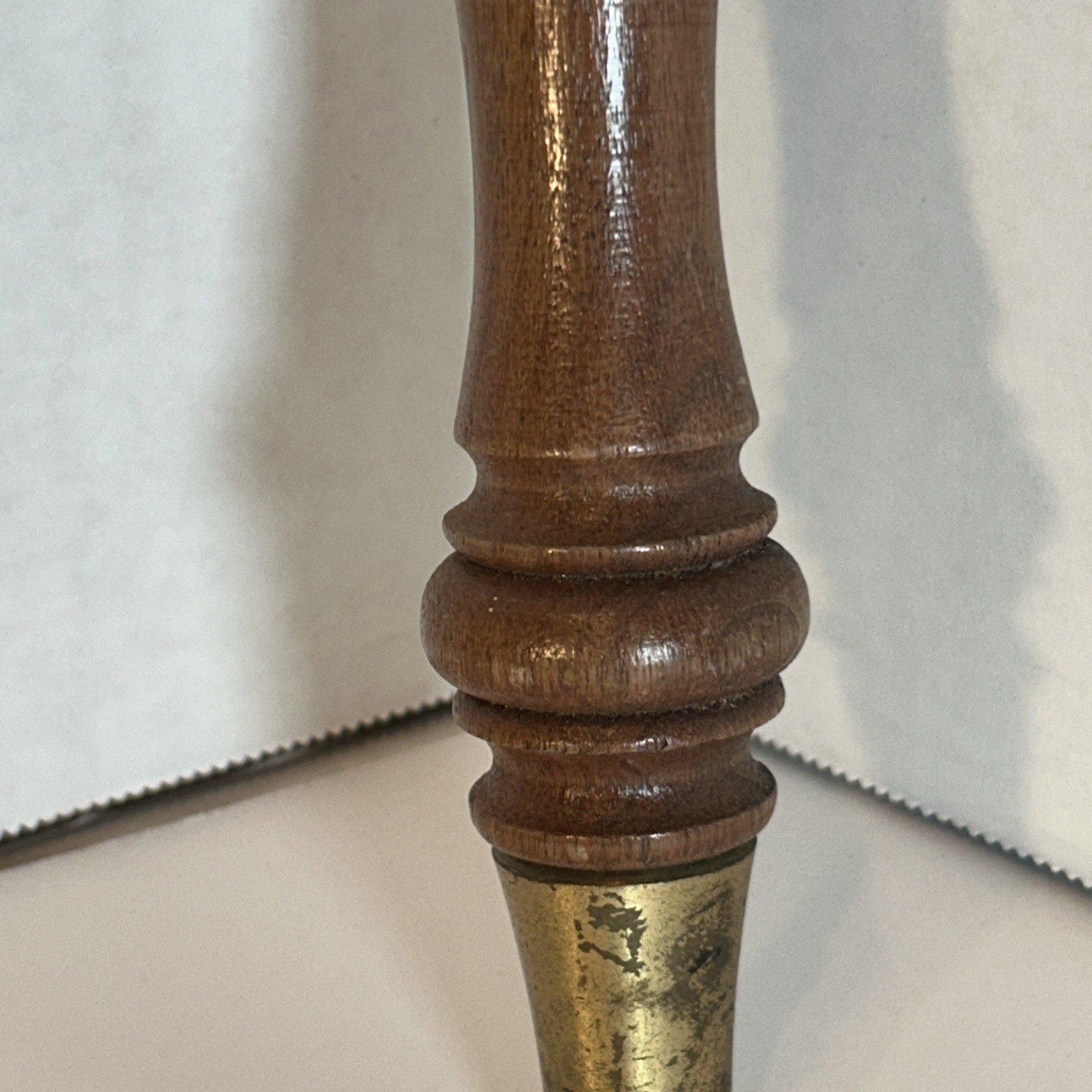 Vintage Schlitz Beer Tap Handle Wood, Plastic, & Brass 10.5" tall