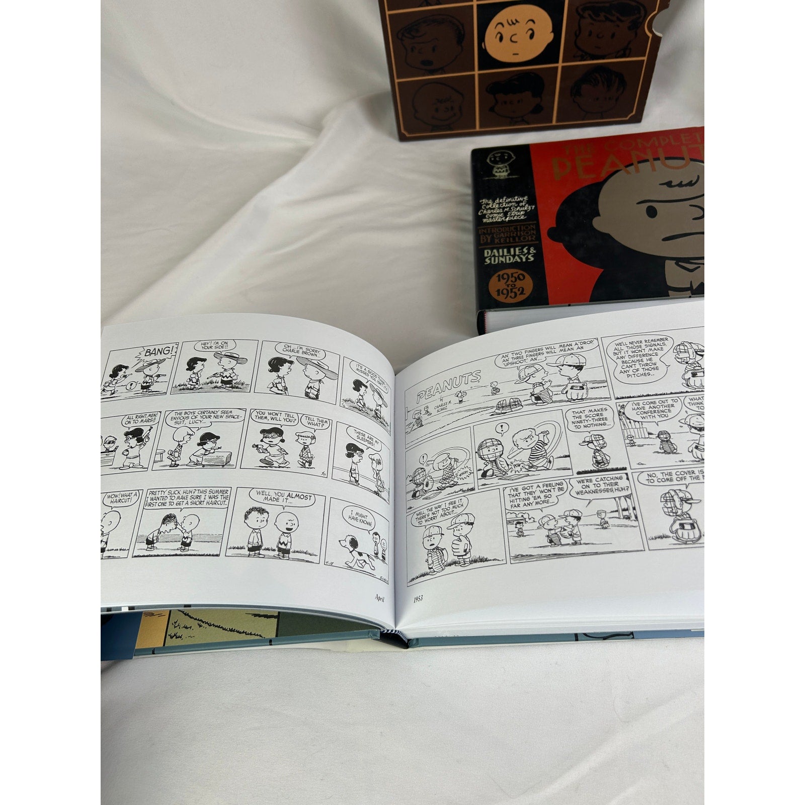 The Complete Peanuts Vol 1-2 Box Set 1950-1954 Fantagraphics Hard Cover