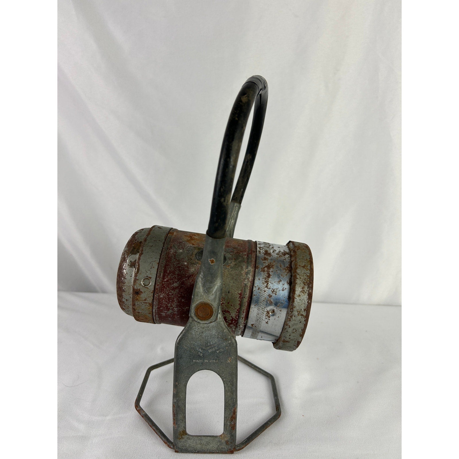 Empire Metal Ware Railroad Lantern Vintage 6V Battery Work Light