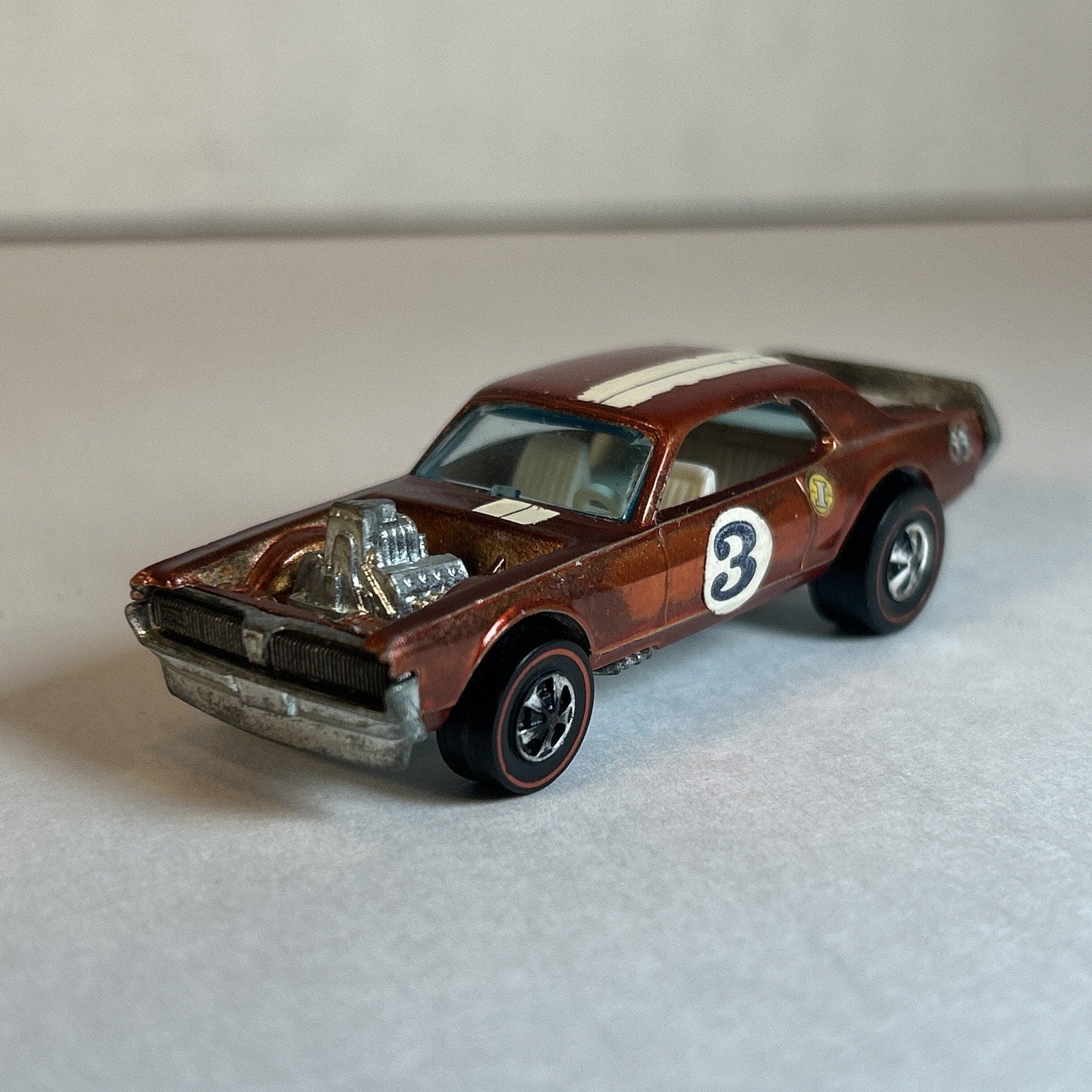 Hot Wheels Redline Orange 1969 "Nitty Gritty Kitty" Near MInt Condition