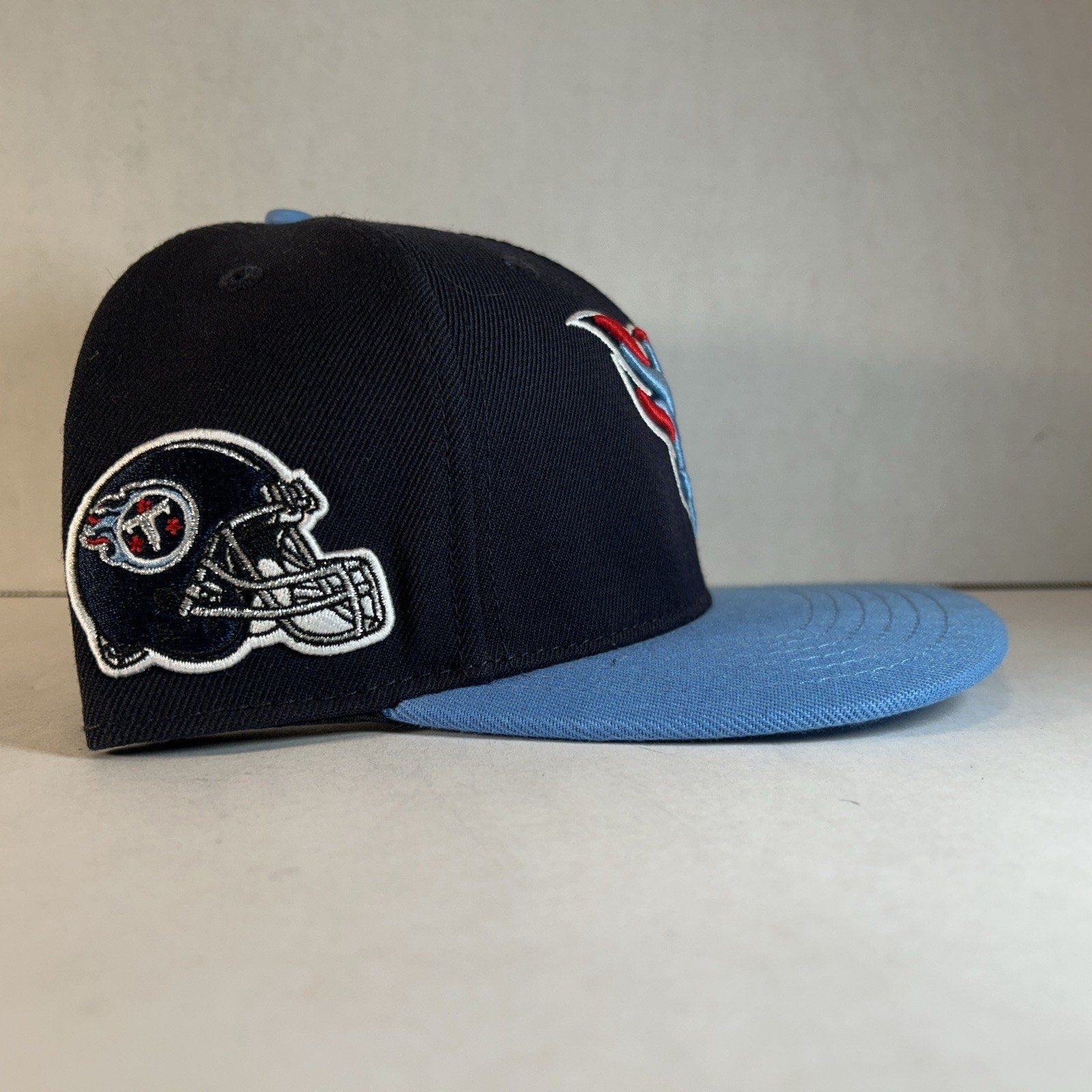 Pro Standard Tennessee Titans Logo Patch Snapback Hat Cap Adjustable Blue NFL