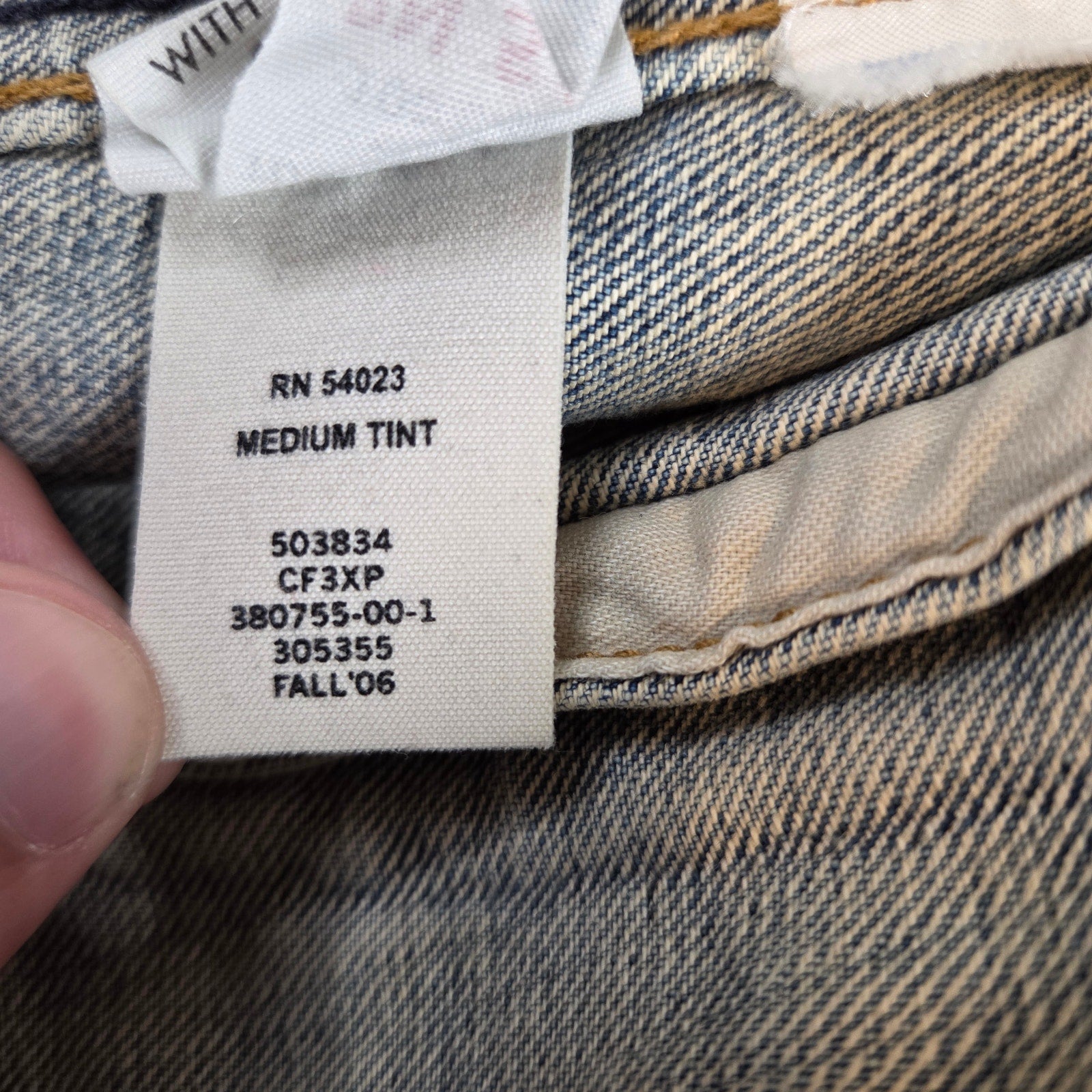Gap 1969 Men’s Trucker Denim Jacket Medium Tint Wash Fall 2006 Size M/L Fit