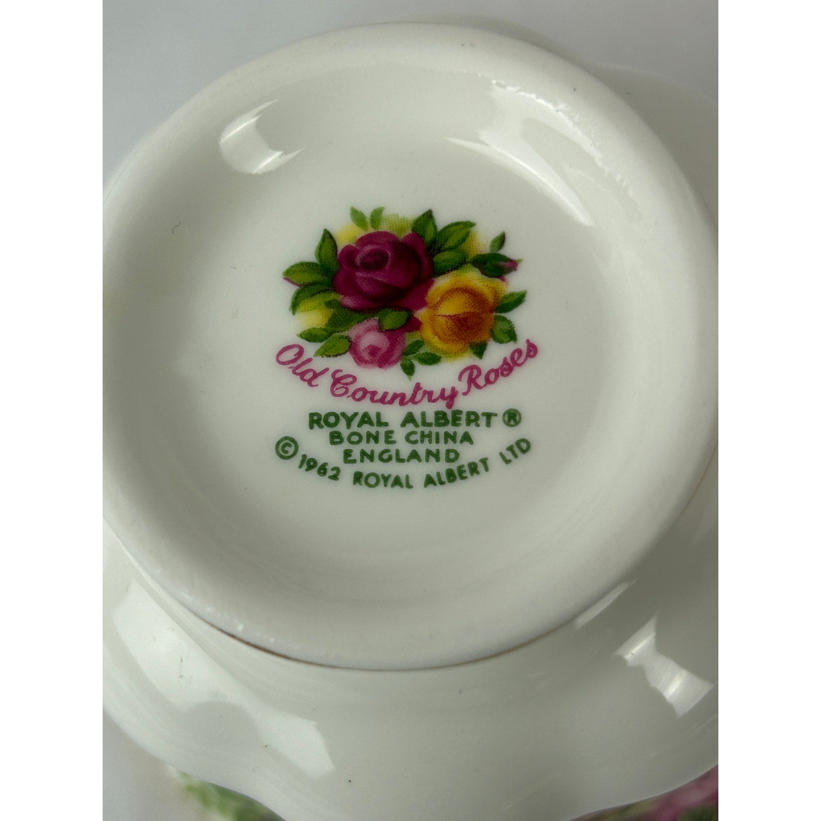 Vintage Royal Albert Old Country Roses Tea Cup and Saucer Bone China