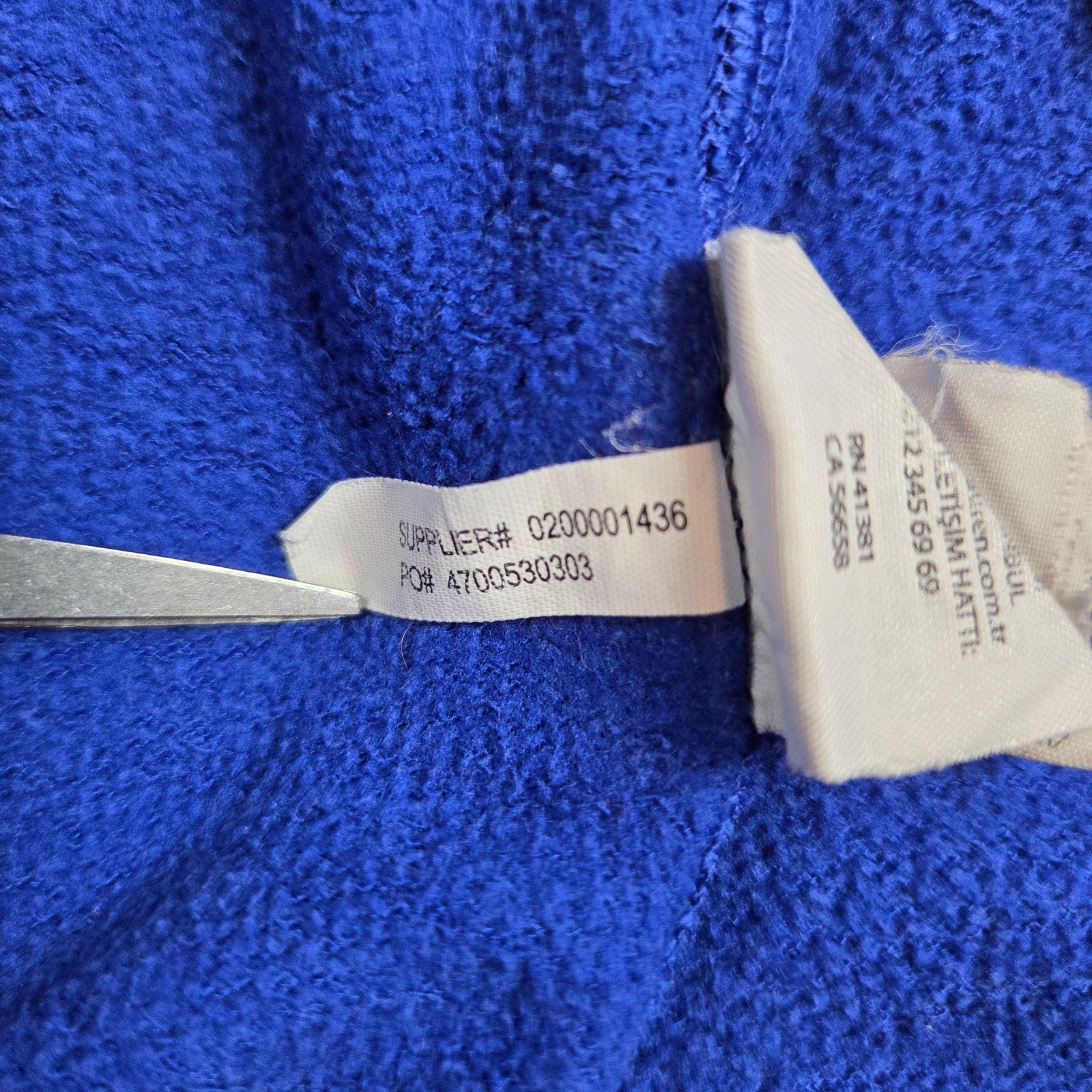 Polo Ralph Lauren Performance Hoodie XL Blue Full Zip Sweatshirt
