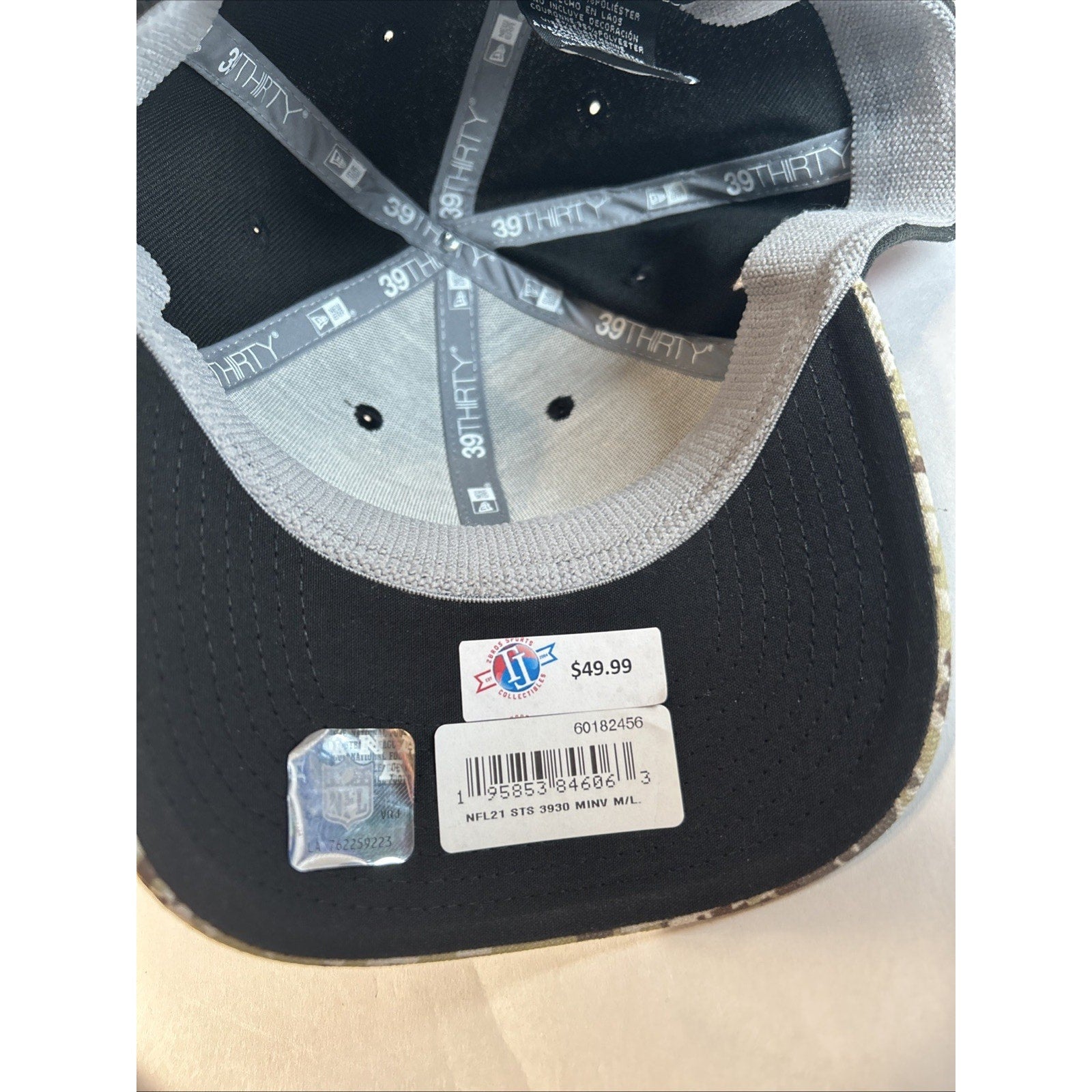 Minnesota Vikings New Era 39Thirty Salute to Service Hat M/L Camo NFL